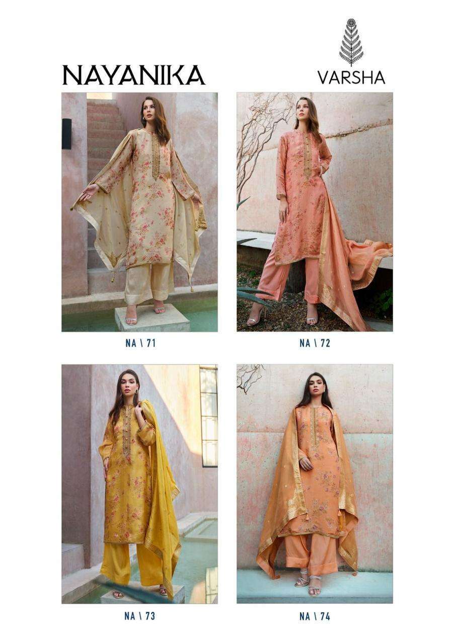 VARSHA NAYANIKA VISCOSE EMBROIDERY DESIGNER SUIT