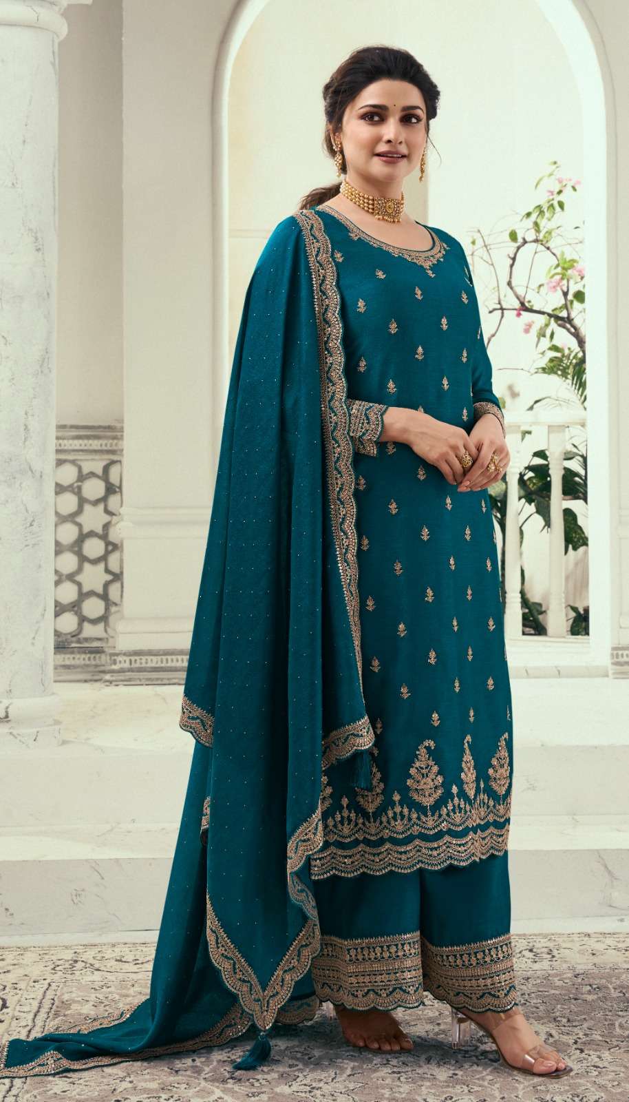VINAY FASHION KULEESH SHAHEEN VOL 7 GEORGETTE DESIGNER SUIT
