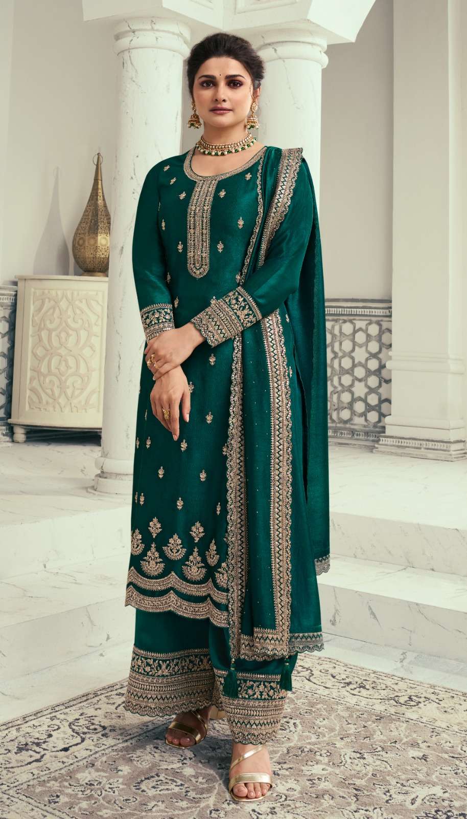 VINAY FASHION KULEESH SHAHEEN VOL 7 GEORGETTE DESIGNER SUIT