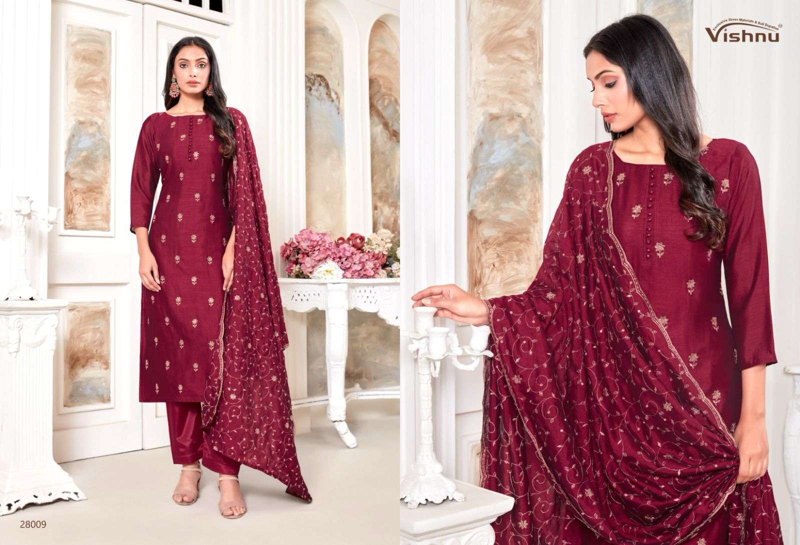 VISHNU IMPEX RIYASAT VOL 2 SILK FANCY WORK SUIT