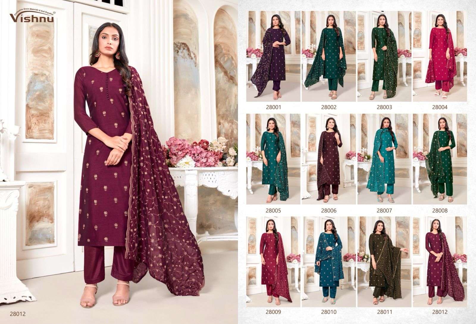 VISHNU IMPEX RIYASAT VOL 2 SILK FANCY WORK SUIT