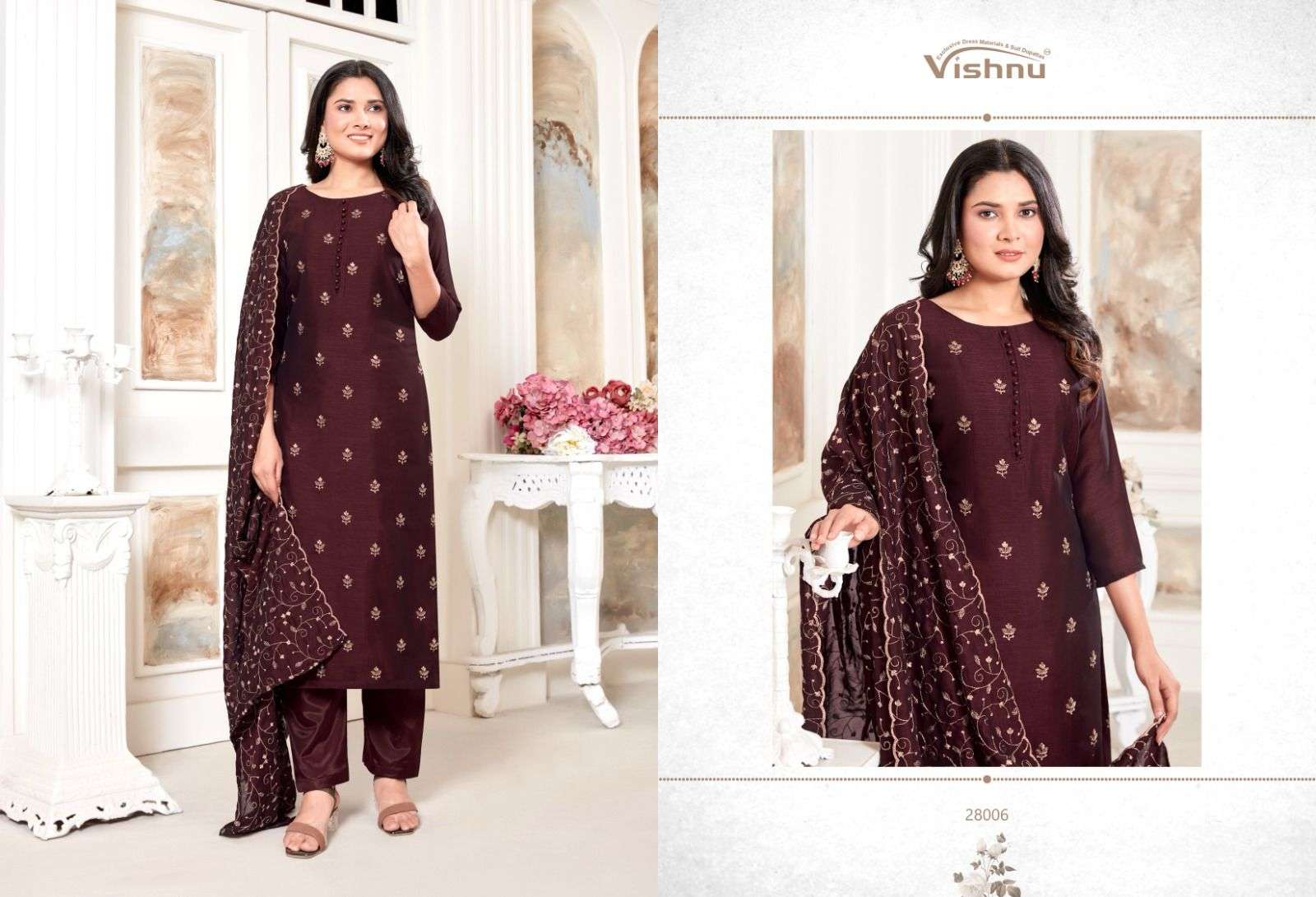VISHNU IMPEX RIYASAT VOL 2 SILK FANCY WORK SUIT
