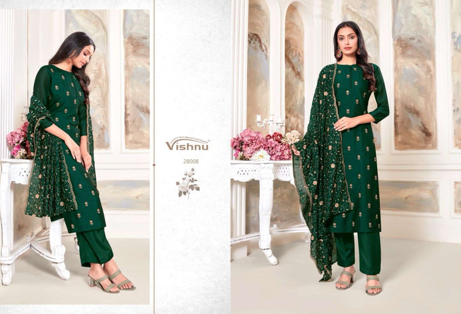 VISHNU IMPEX RIYASAT VOL 2 SILK FANCY WORK SUIT