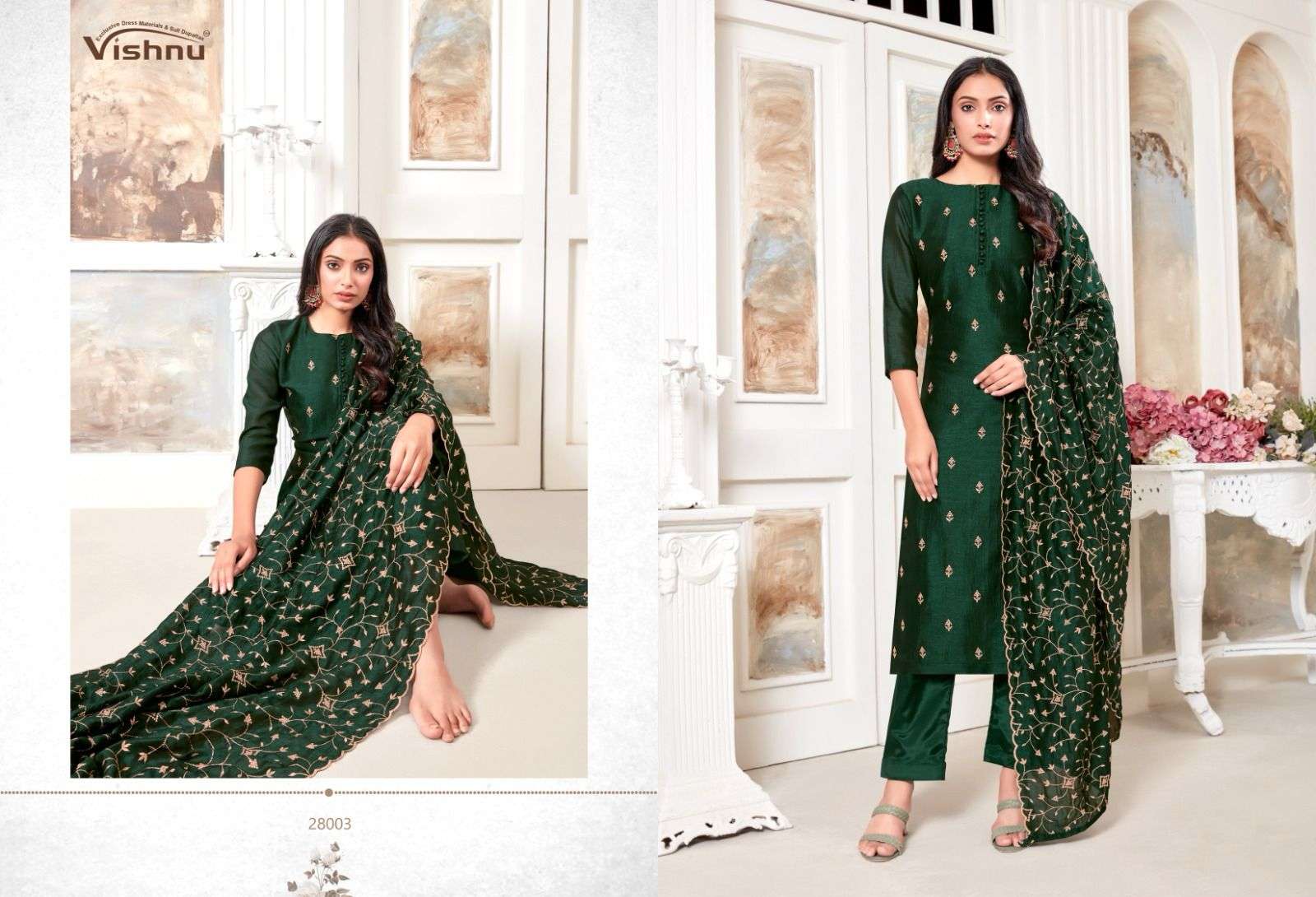 VISHNU IMPEX RIYASAT VOL 2 SILK FANCY WORK SUIT