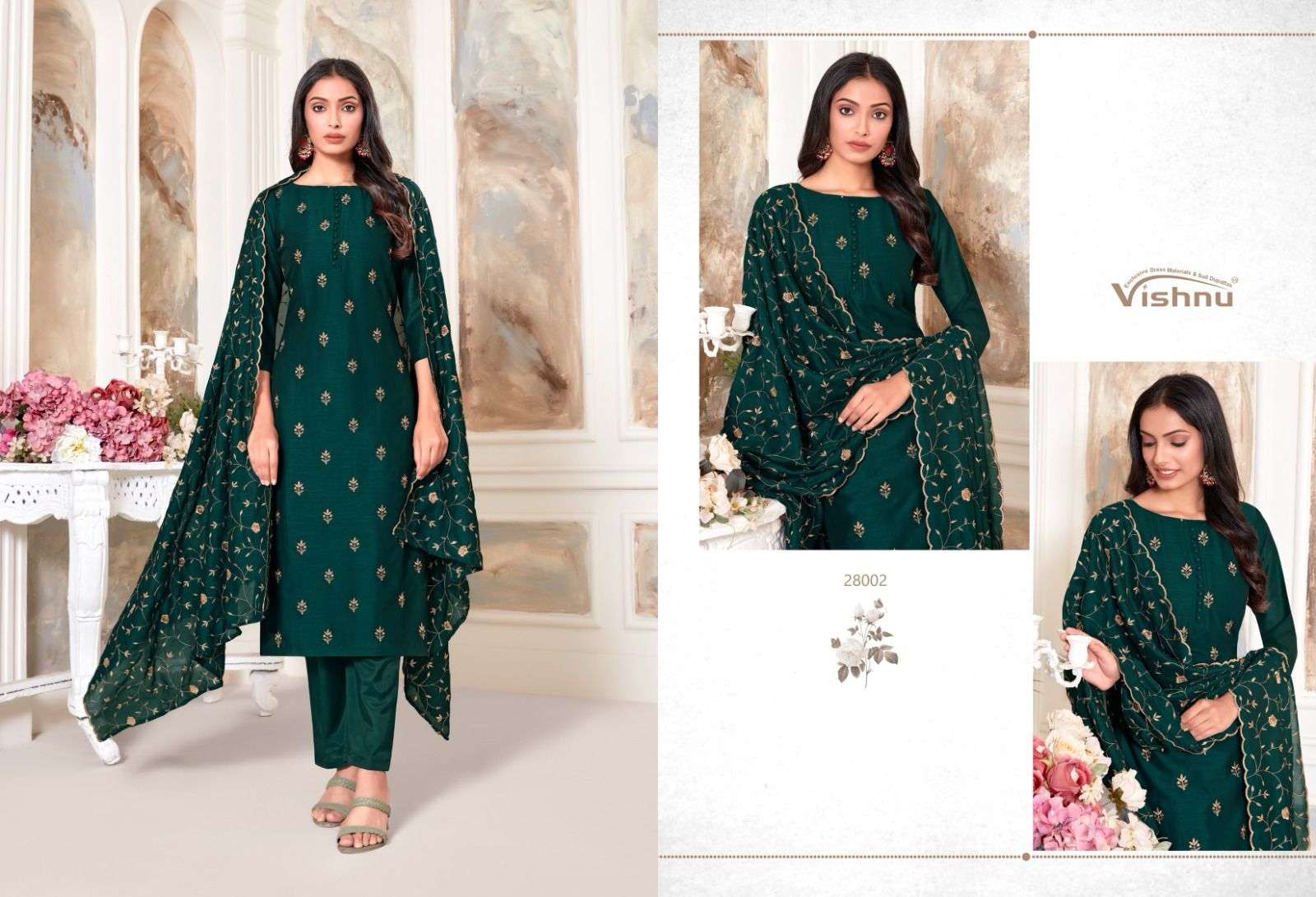 VISHNU IMPEX RIYASAT VOL 2 SILK FANCY WORK SUIT