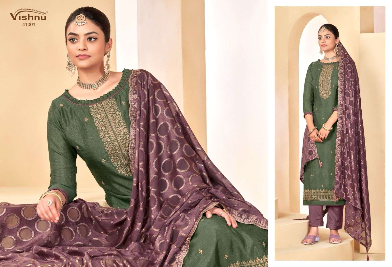 VISHNU IMPEX SIMONA SILK SALWAR SUIT