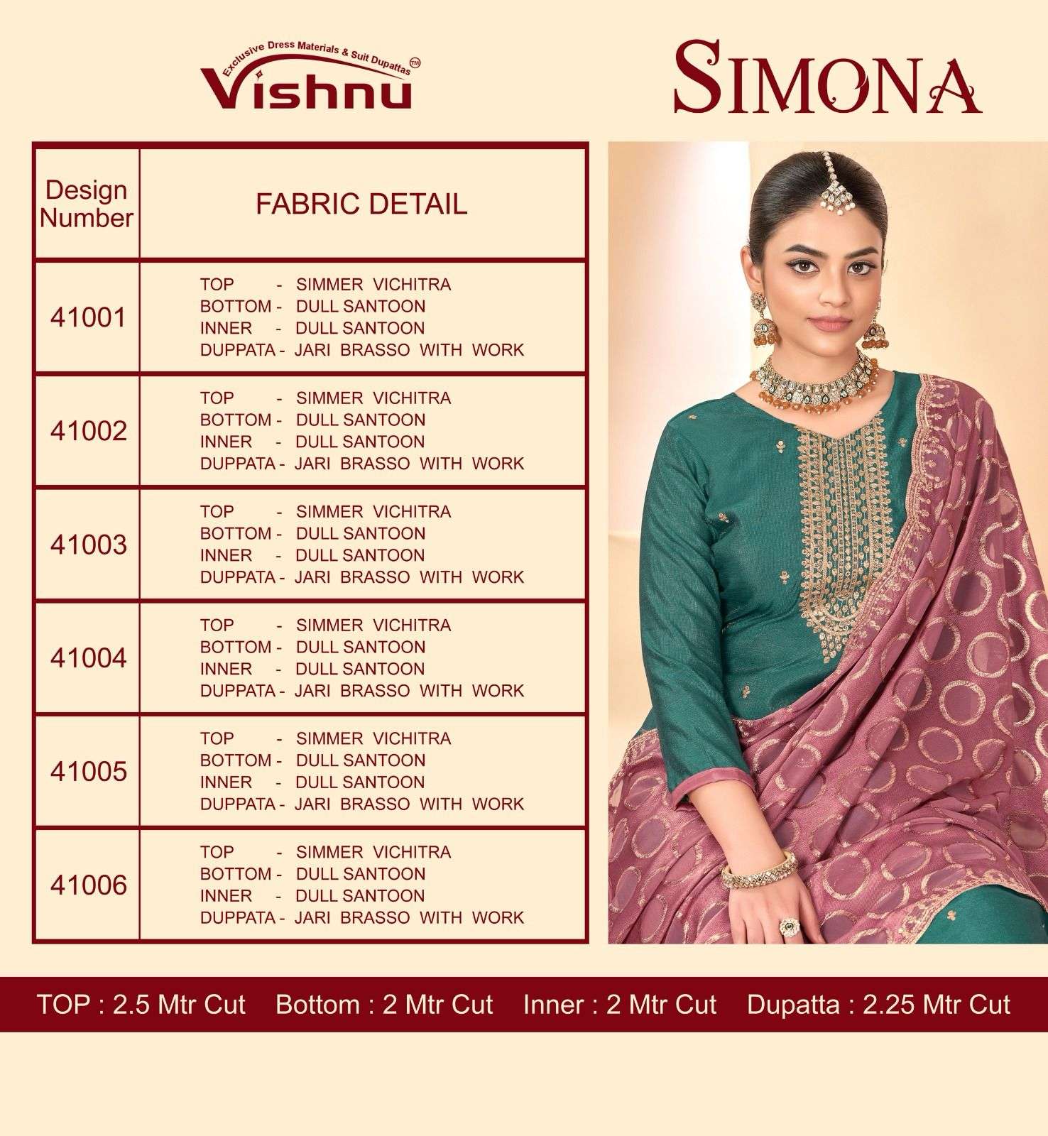 VISHNU IMPEX SIMONA SILK SALWAR SUIT