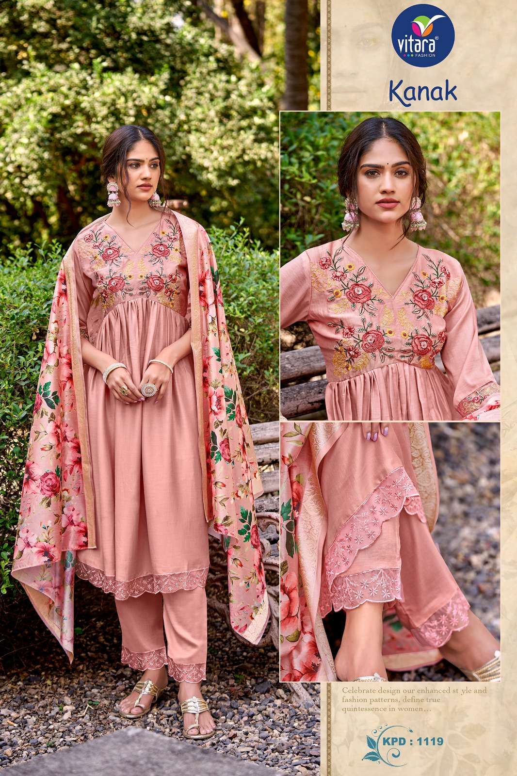 VITARA FASHION KANAK ALIA CUT STYLE DESIGNER SUIT