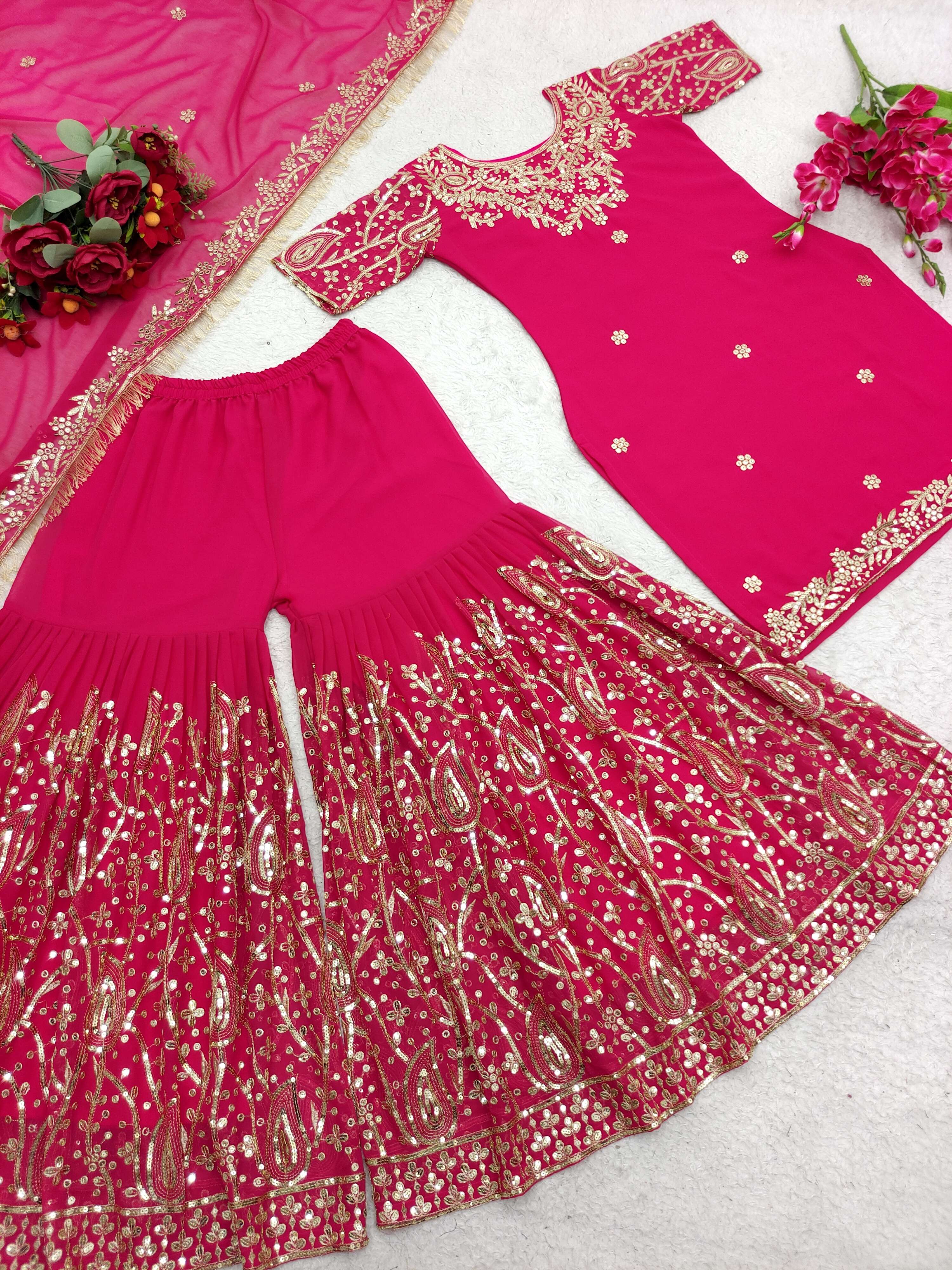 WW 1068 SHARARA SUIT