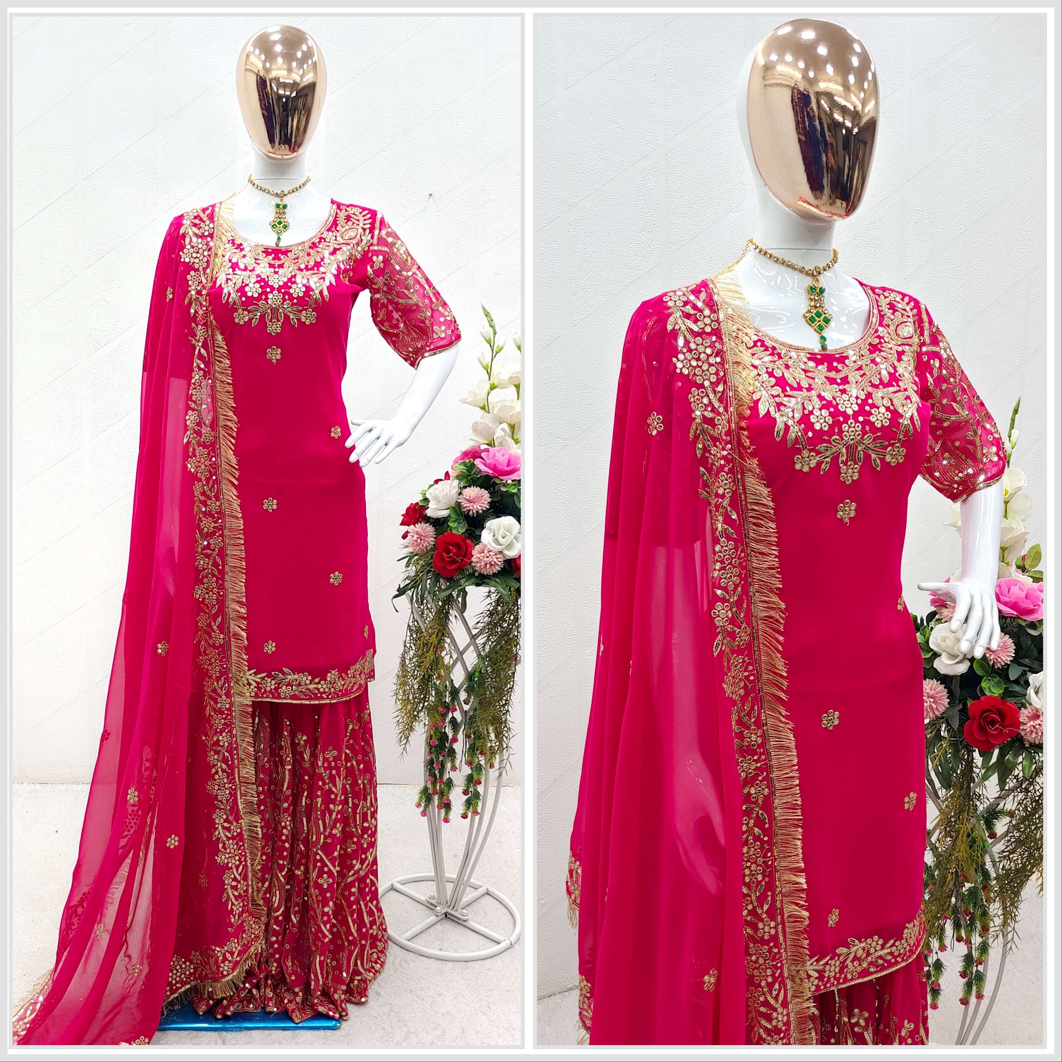 WW 1068 SHARARA SUIT