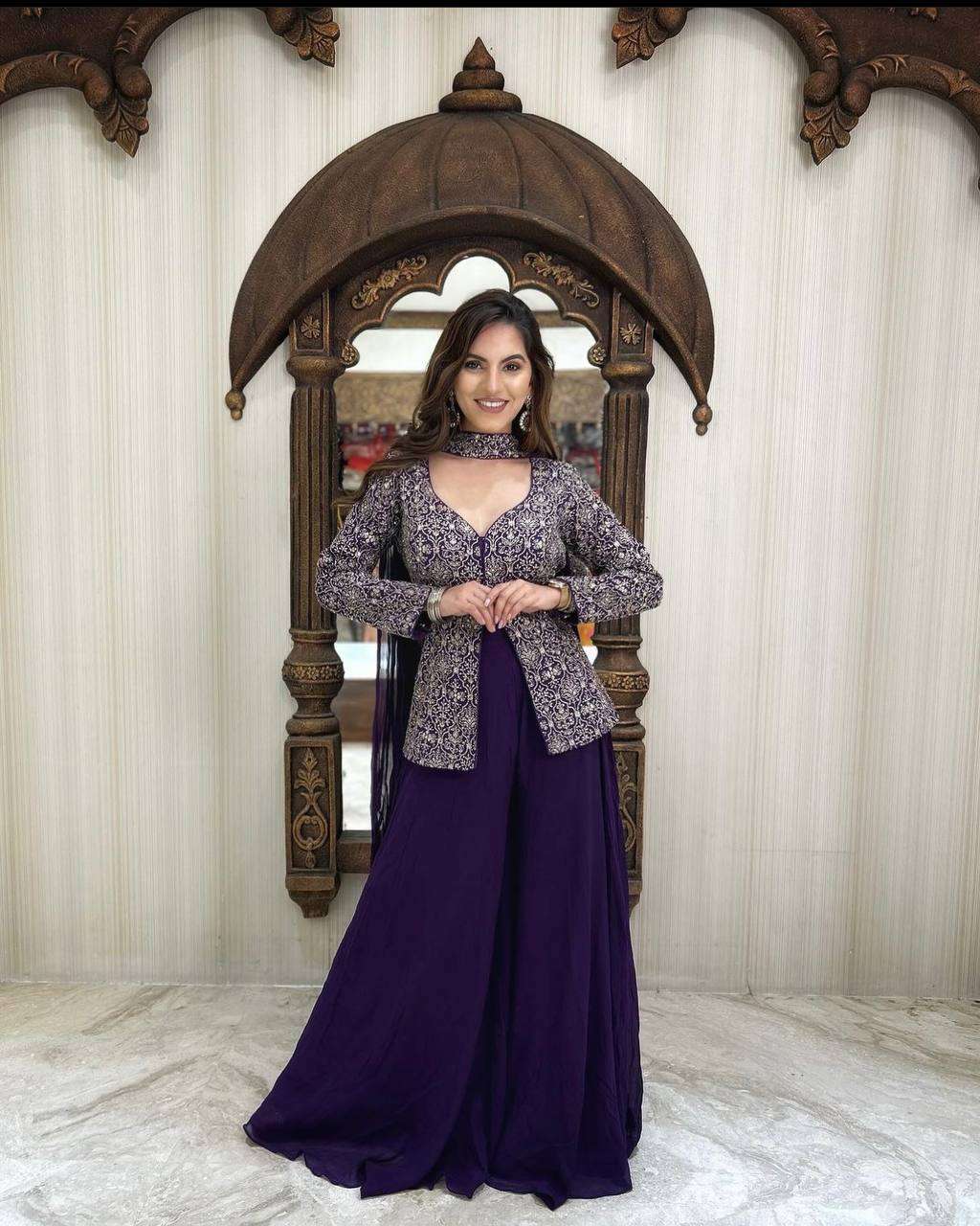WW 1069 SHARARA SUIT