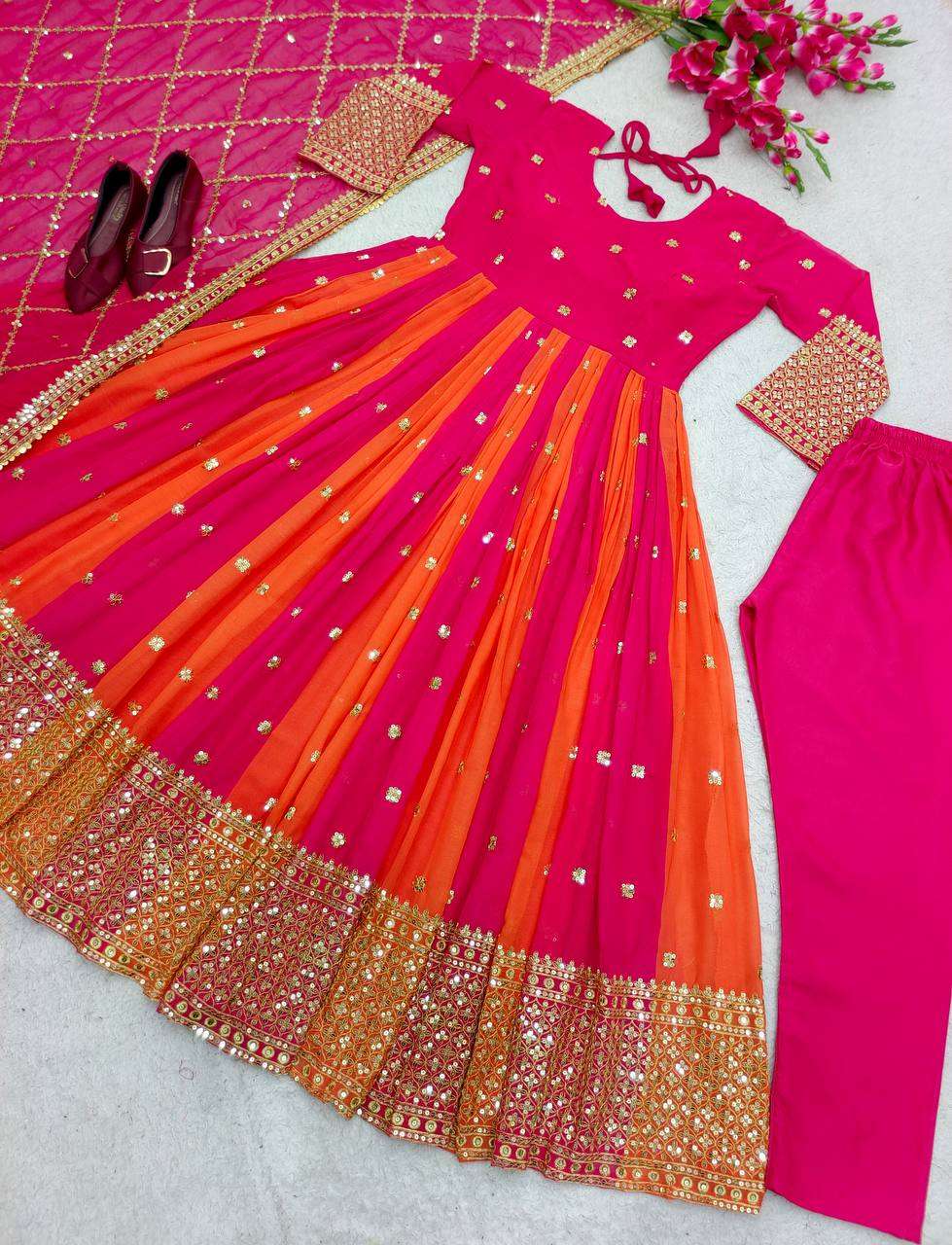 WW 1072 ANARKALI KURTI