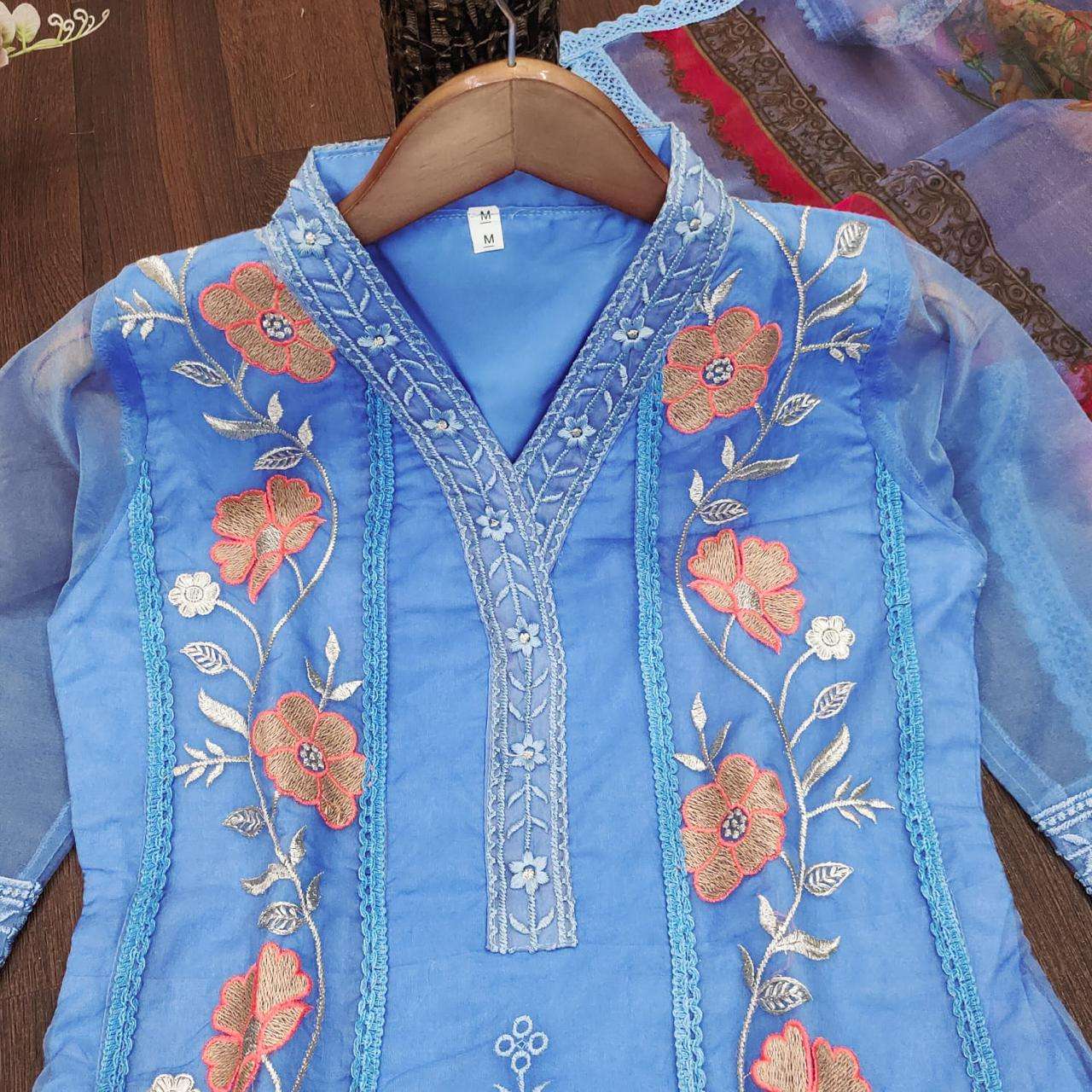 X ANGLE ANARKALI KURTI SET