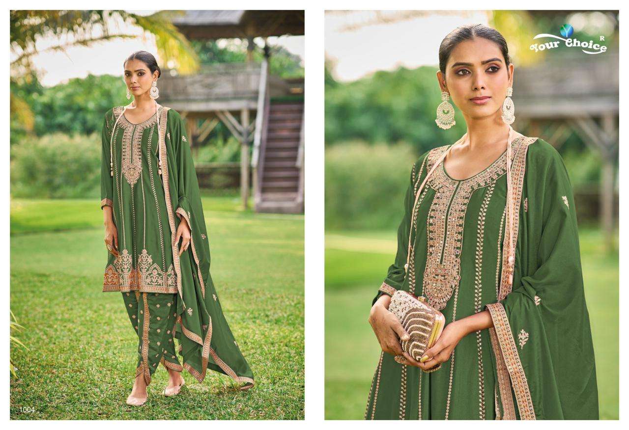 YOUR CHOICE DHOTI HEAVY DESIGNER FESTIVE WEAR SUIT