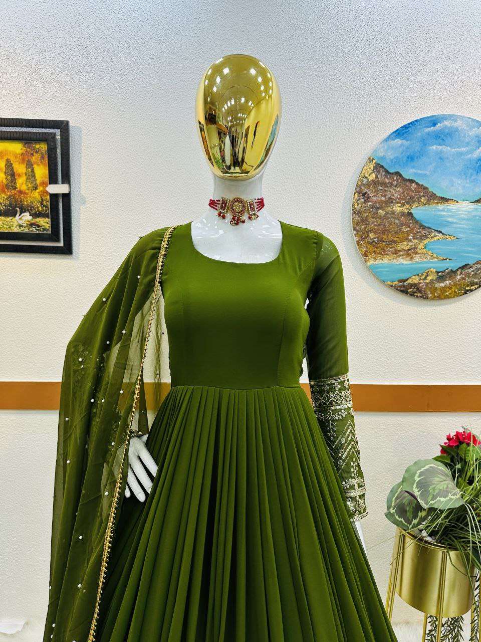 ZD 10073 ANARKALI KURTI