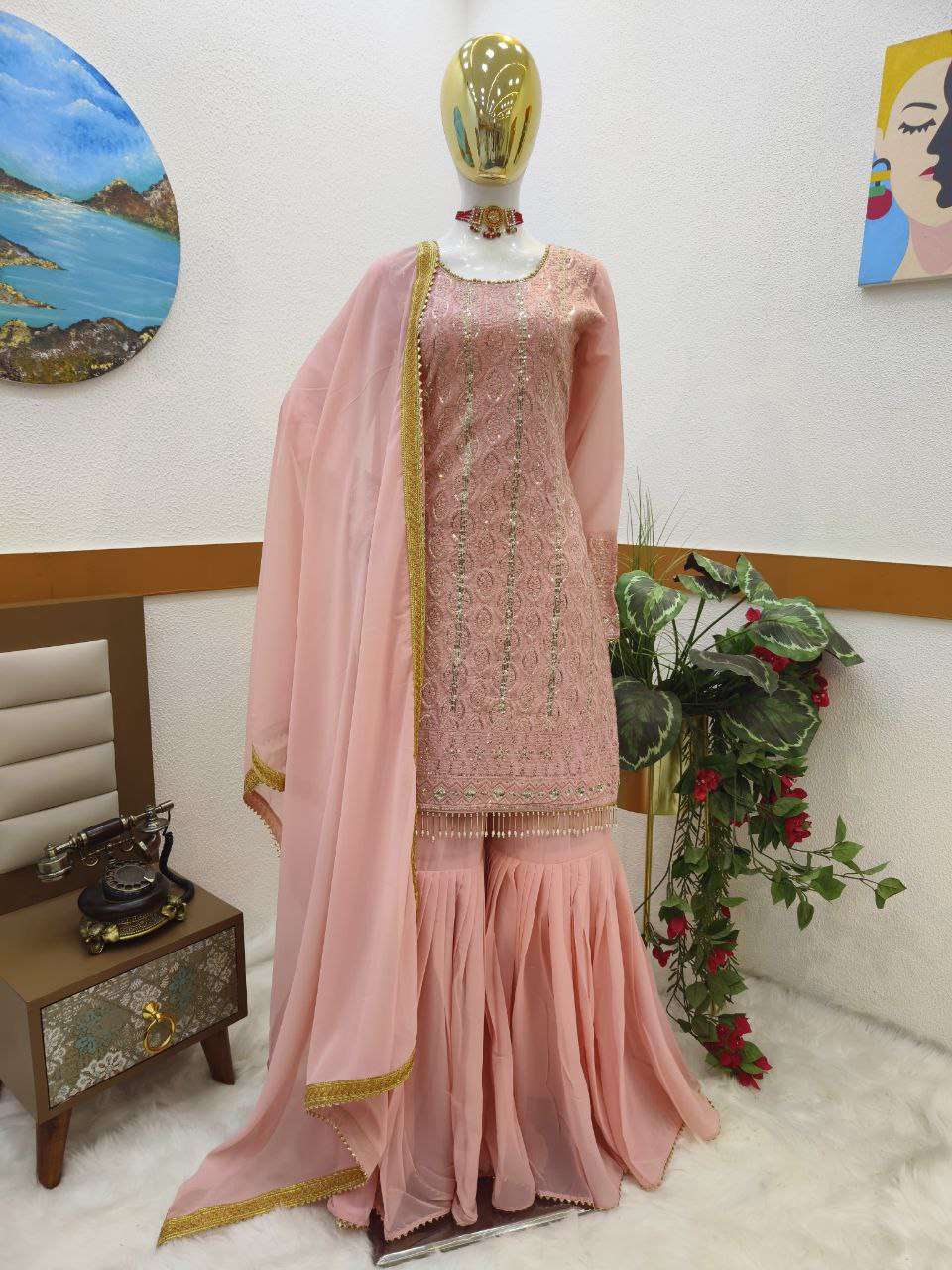ZD 10077 SHARARA SUIT