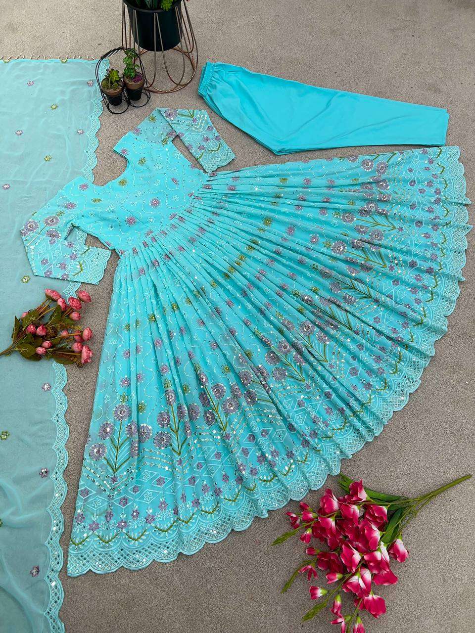 ZF 360 ANARKALI KURTI SET