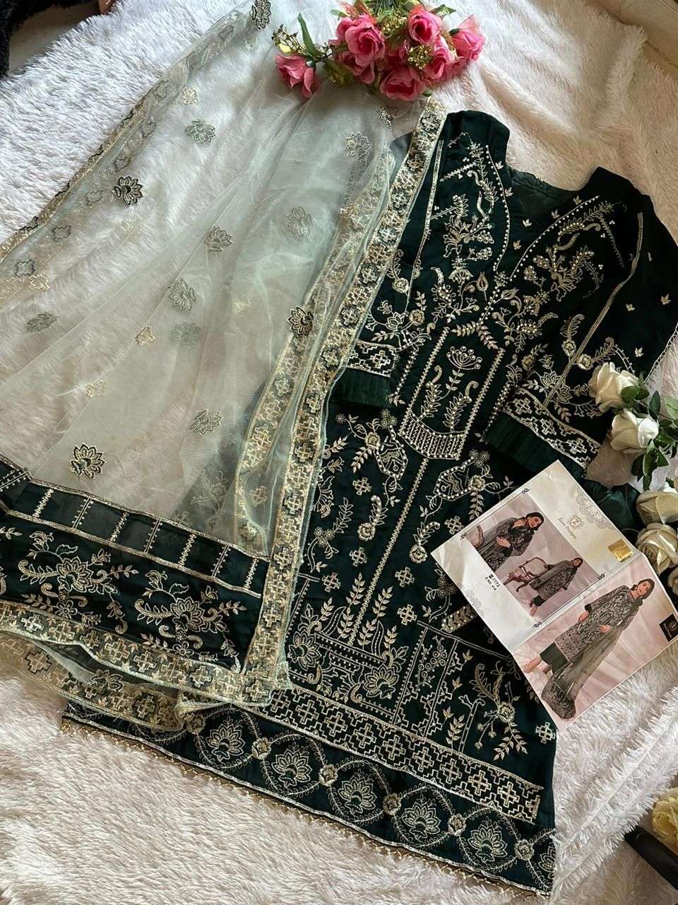 ZIAAZ DESIGNS CODE 414 GEORGETTE DESIGNER SUIT