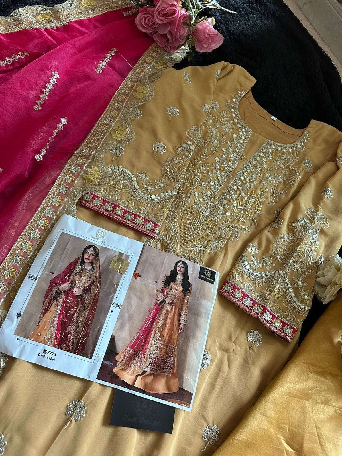 ZIAAZ DESIGNS CODE 428 WEDDING WEAR PAKISTANI SUIT