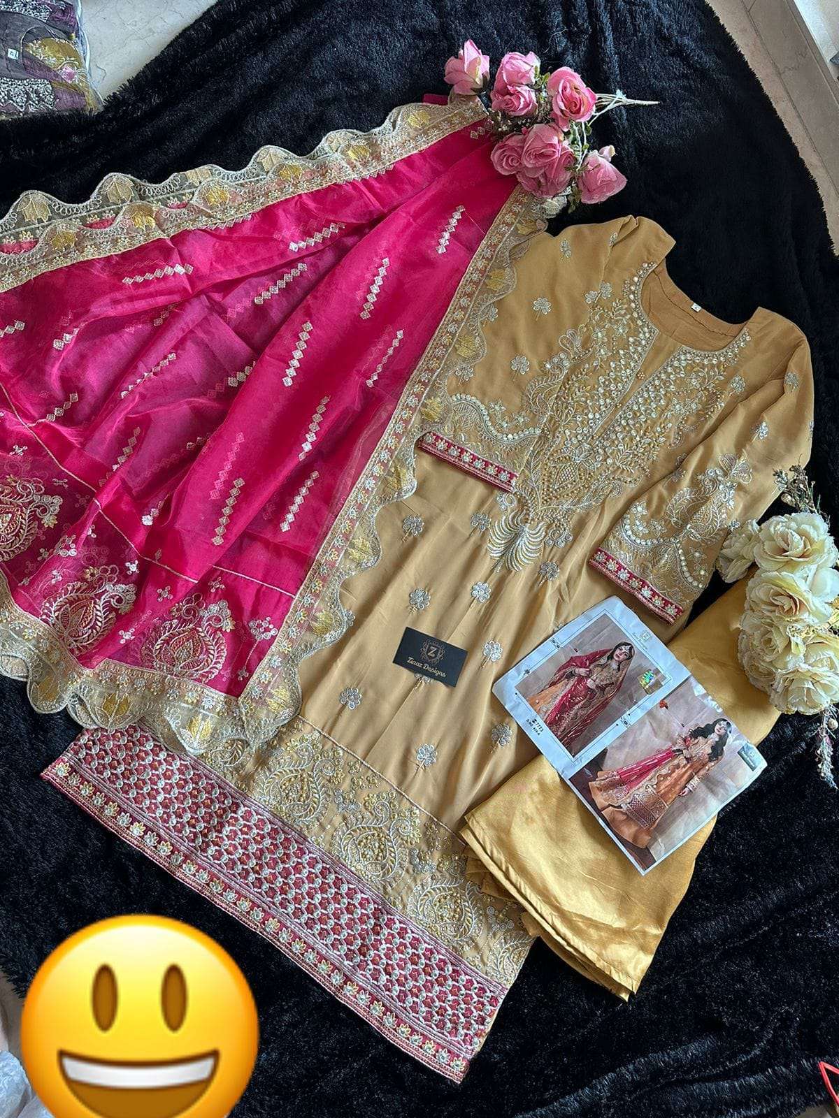 ZIAAZ DESIGNS CODE 428 WEDDING WEAR PAKISTANI SUIT