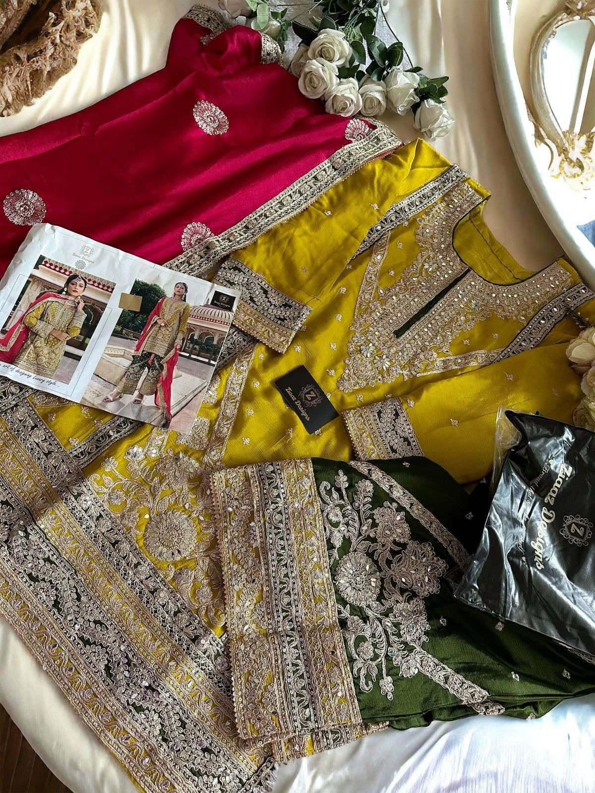 ZIAAZ DESIGNS CODE 431 TO 433 HEAVY DESIGNER PAKISTANI SUIT