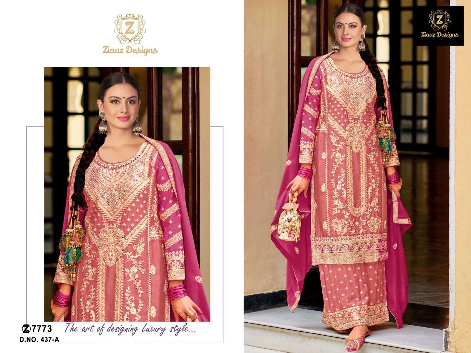 ZIAAZ DESIGNS CODE 437 WEDDING WEAR SUIT