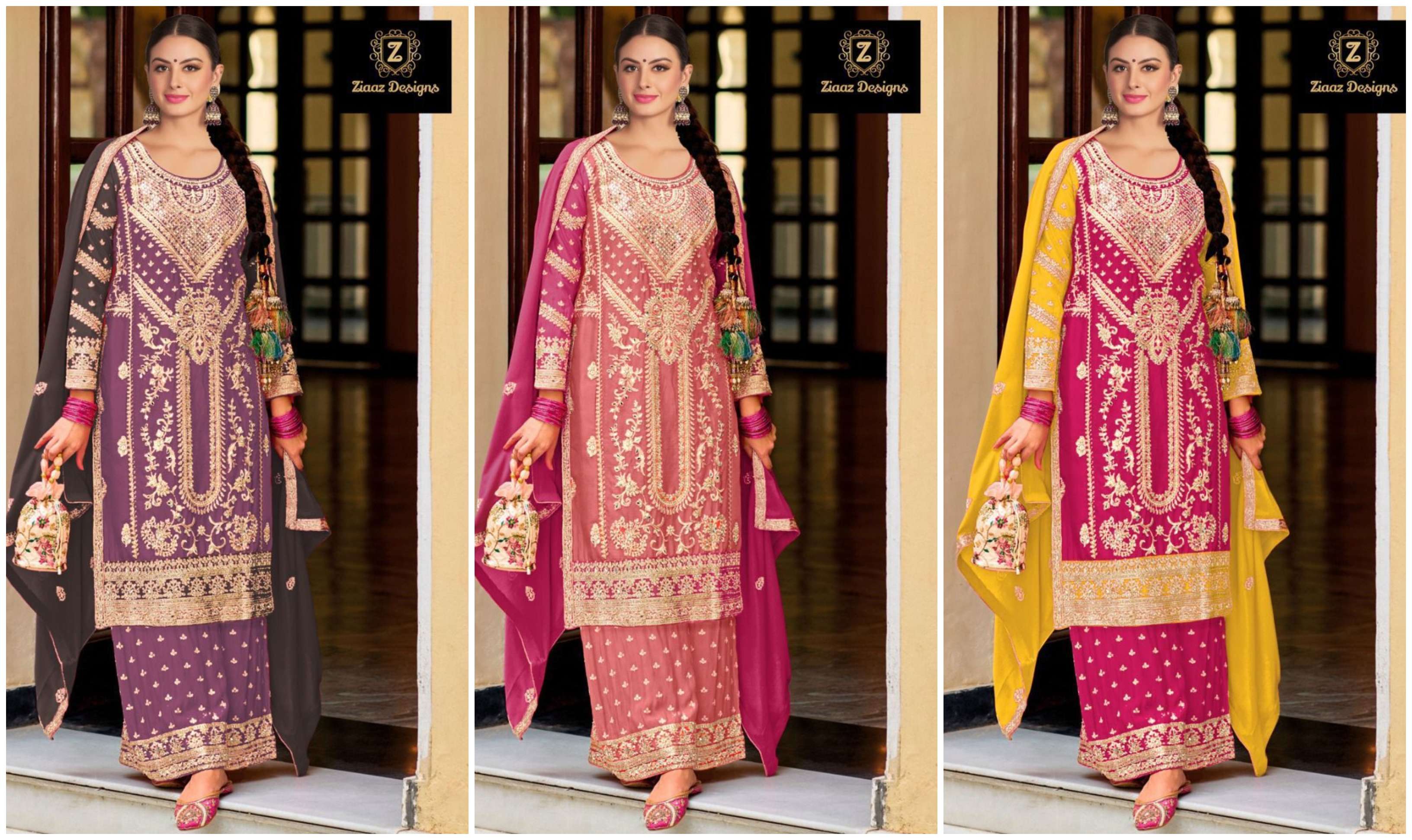 ZIAAZ DESIGNS CODE 437 WEDDING WEAR SUIT
