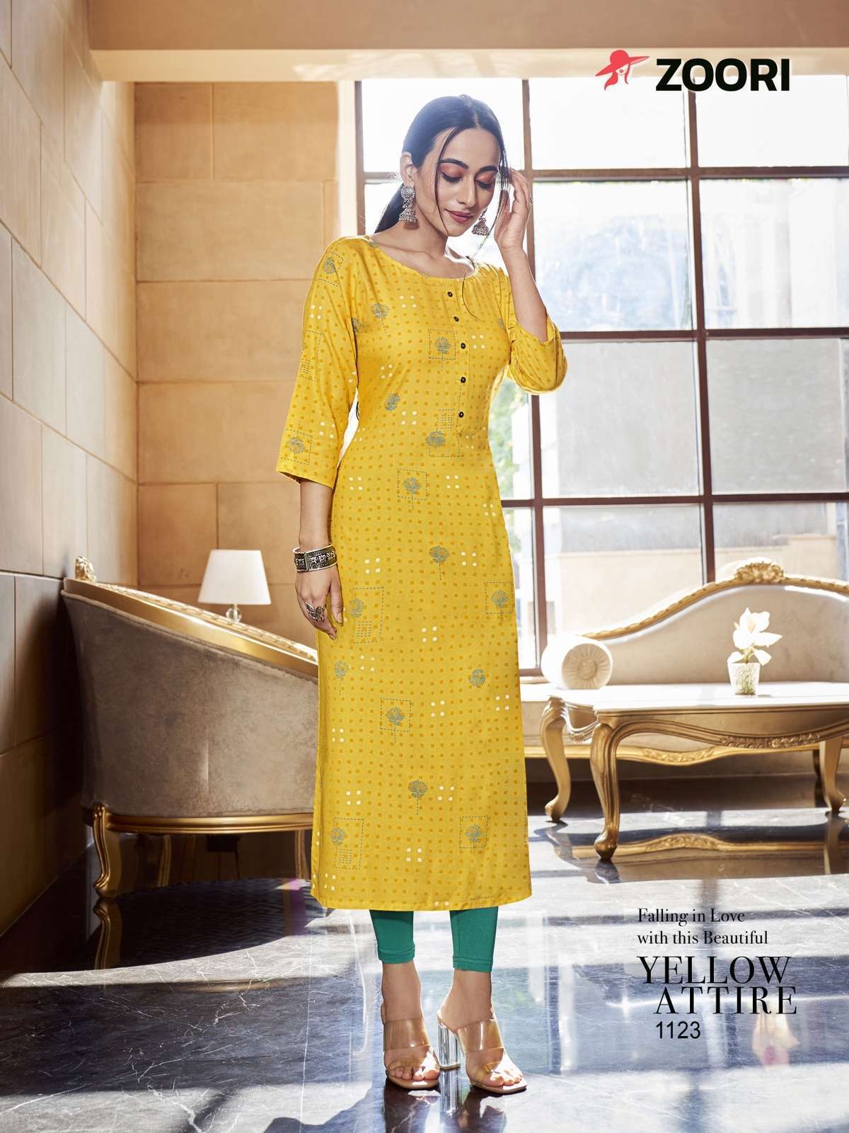 ZOORI AKSHARA VOL 21 REGULAR WEAR RAYON KURTI 