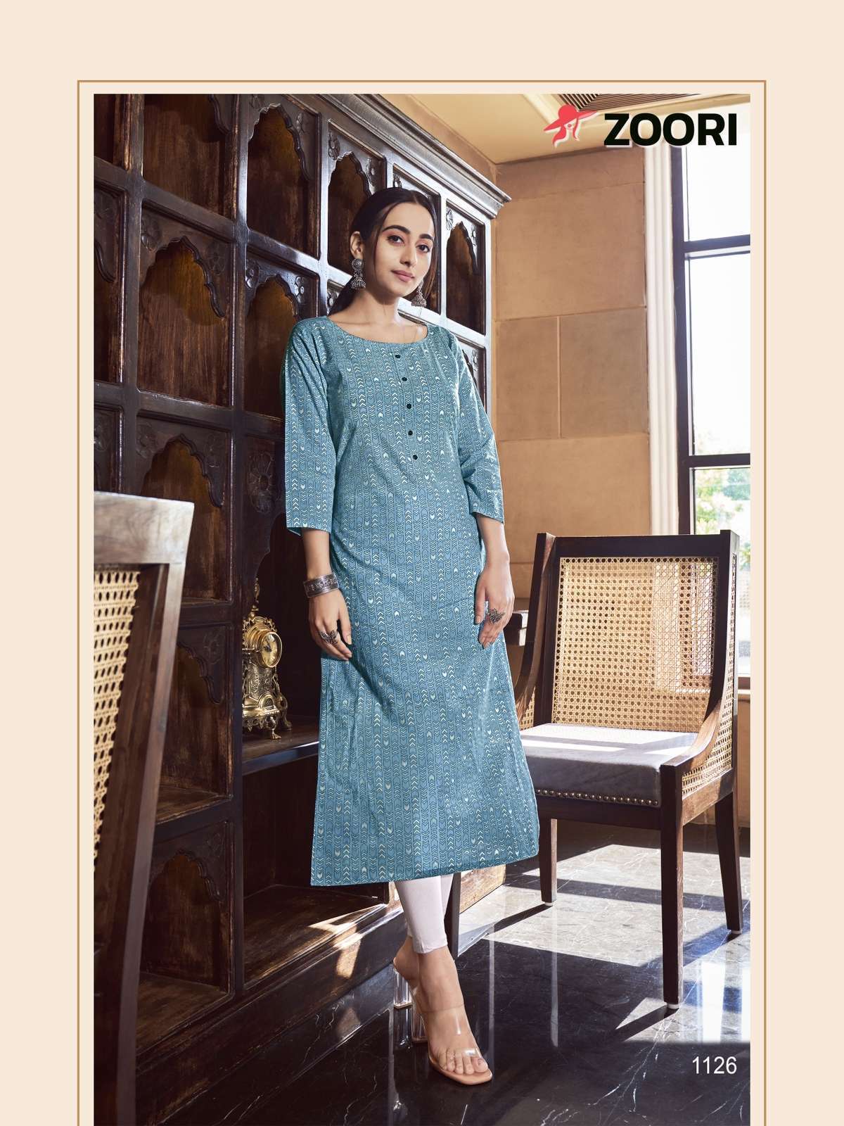 ZOORI AKSHARA VOL 21 REGULAR WEAR RAYON KURTI 