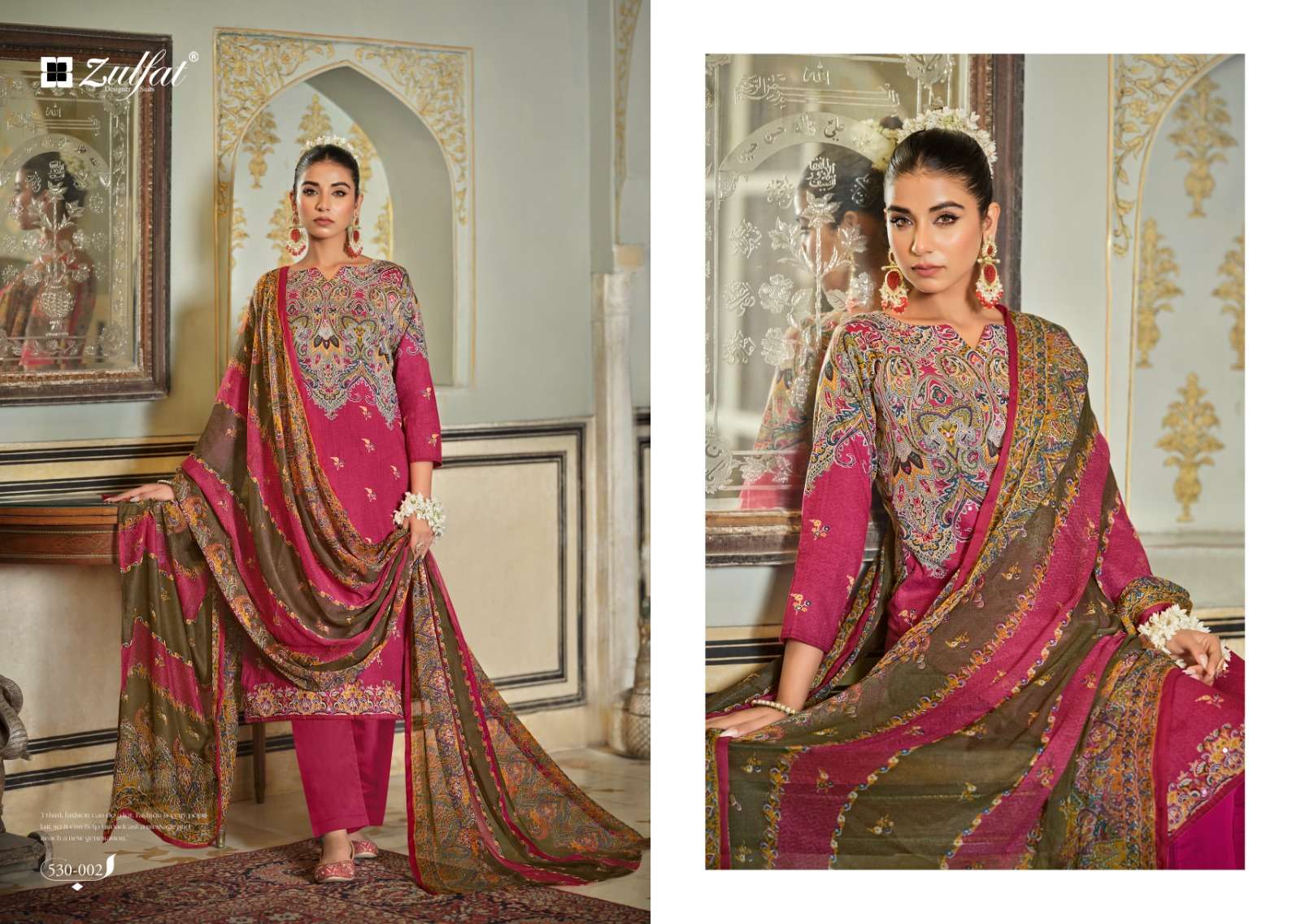 ZULFAT DESIGNER SUITS DILRUBA COTTON SALWAR SUIT
