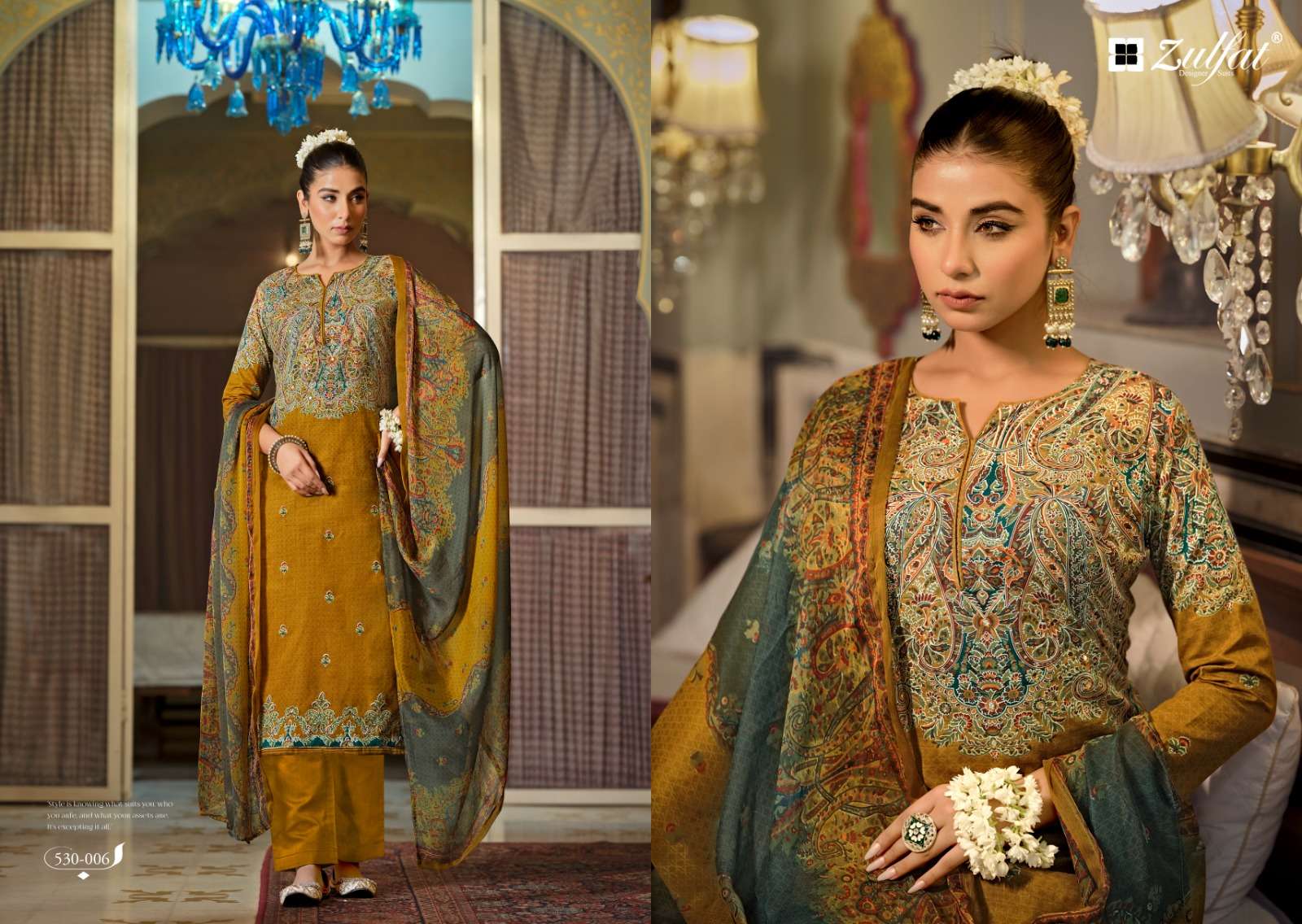 ZULFAT DESIGNER SUITS DILRUBA COTTON SALWAR SUIT