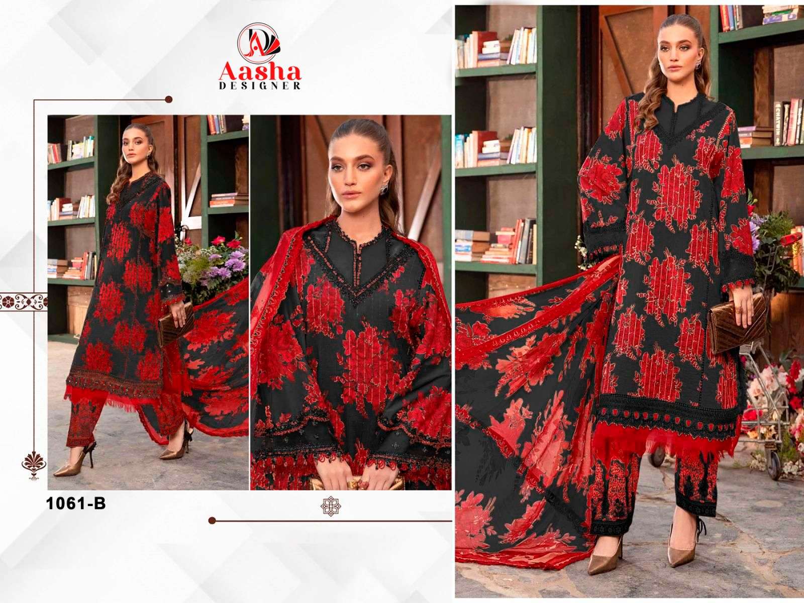 AASHA DESIGNER M PRINT VOL 11 COTTON SALWAR KAMEEZ 