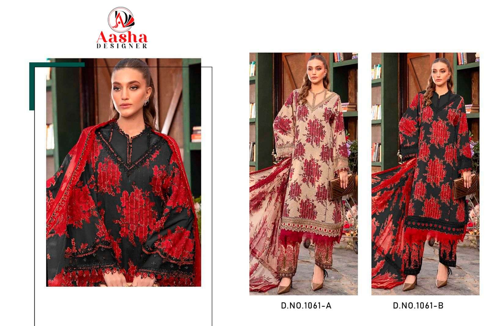 AASHA DESIGNER M PRINT VOL 11 COTTON SALWAR KAMEEZ 
