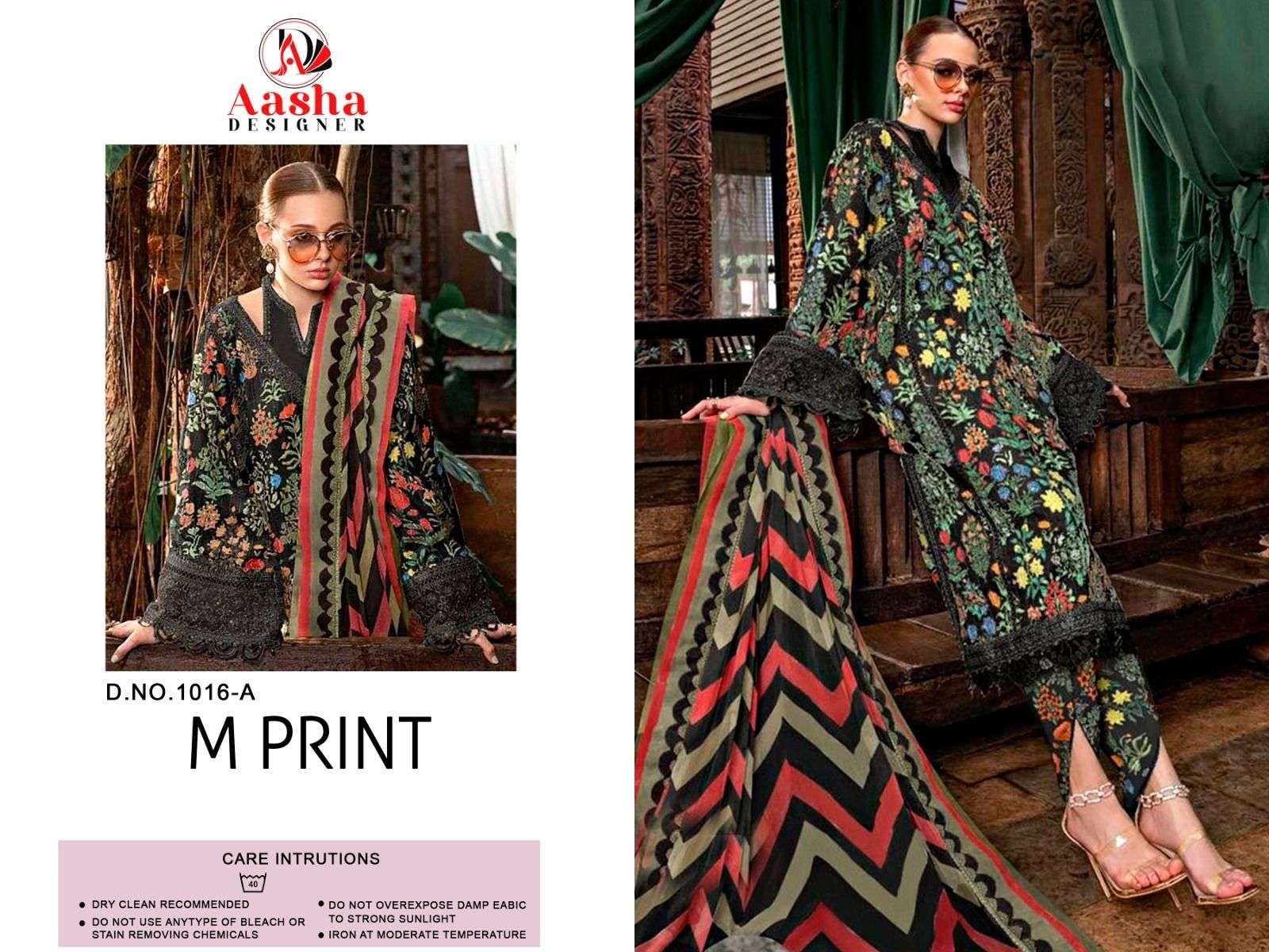 AASHA DESIGNER M PRINT VOL 3 COTTON SALWAR KAMEEZ 