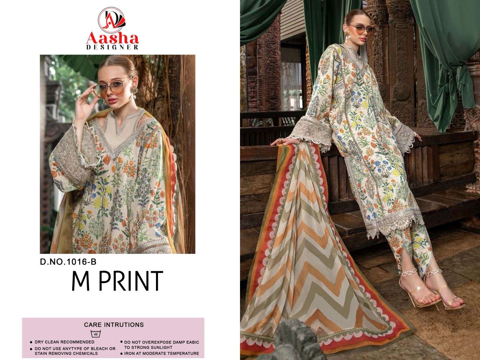 AASHA DESIGNER M PRINT VOL 3 COTTON SALWAR KAMEEZ 