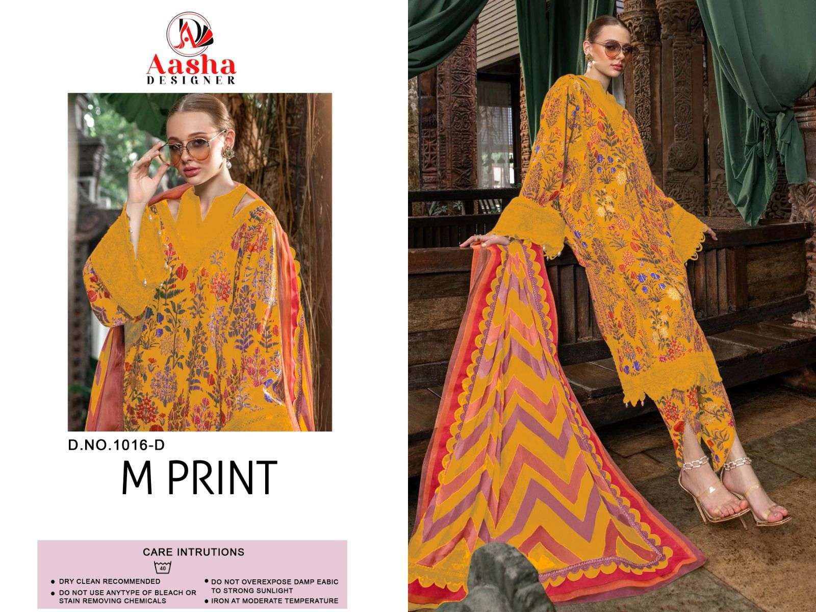AASHA DESIGNER M PRINT VOL 3 COTTON SALWAR KAMEEZ 