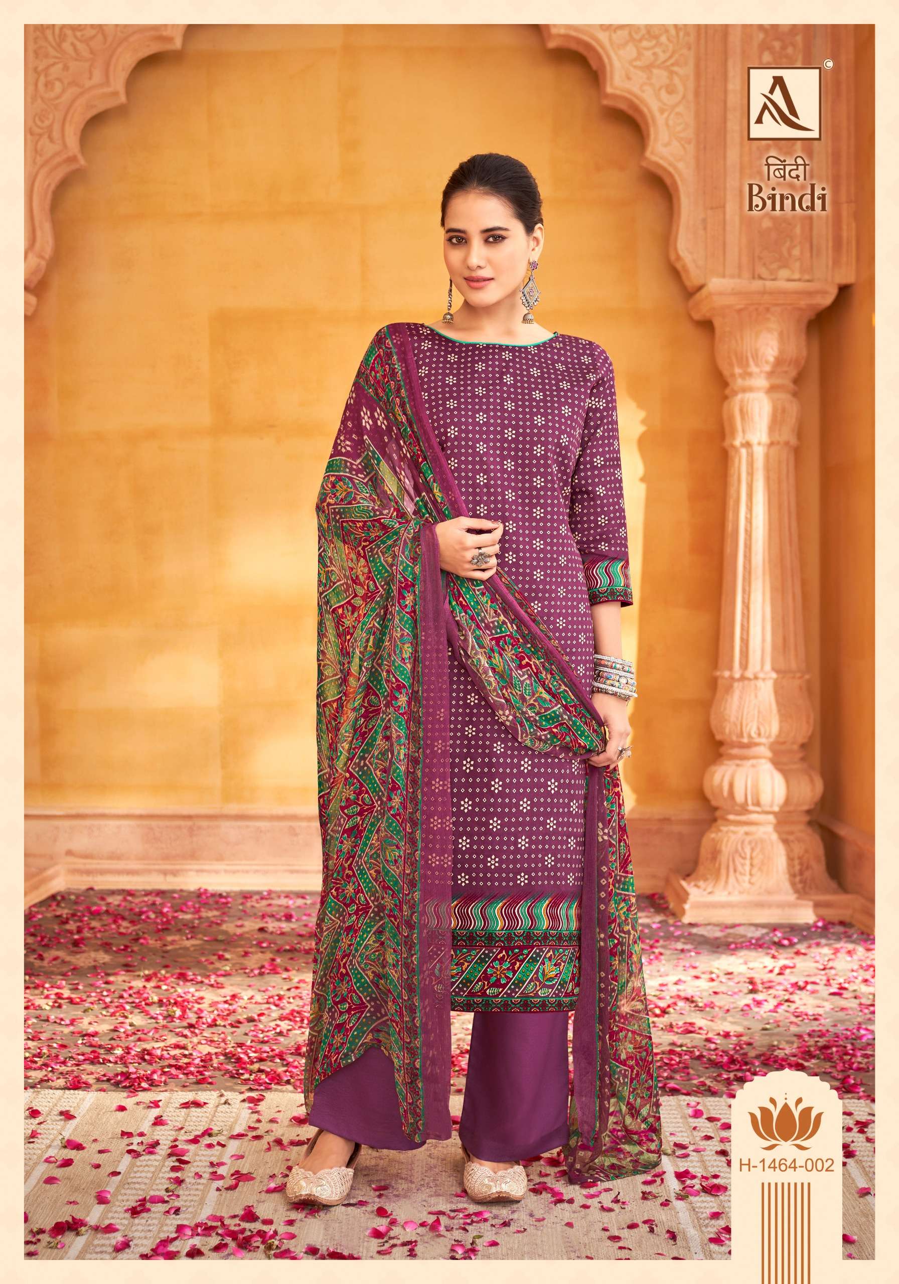 ALOK SUITS BINDI JAM COTTON FANCY WORK SUIT