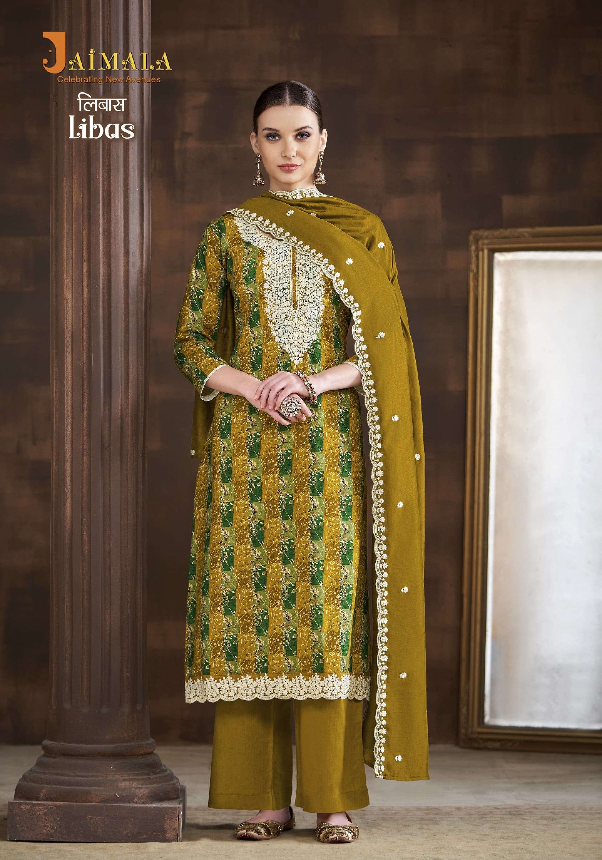 ALOK SUITS JAIMALA LIBAS VISCOSE SALWAR SUIT