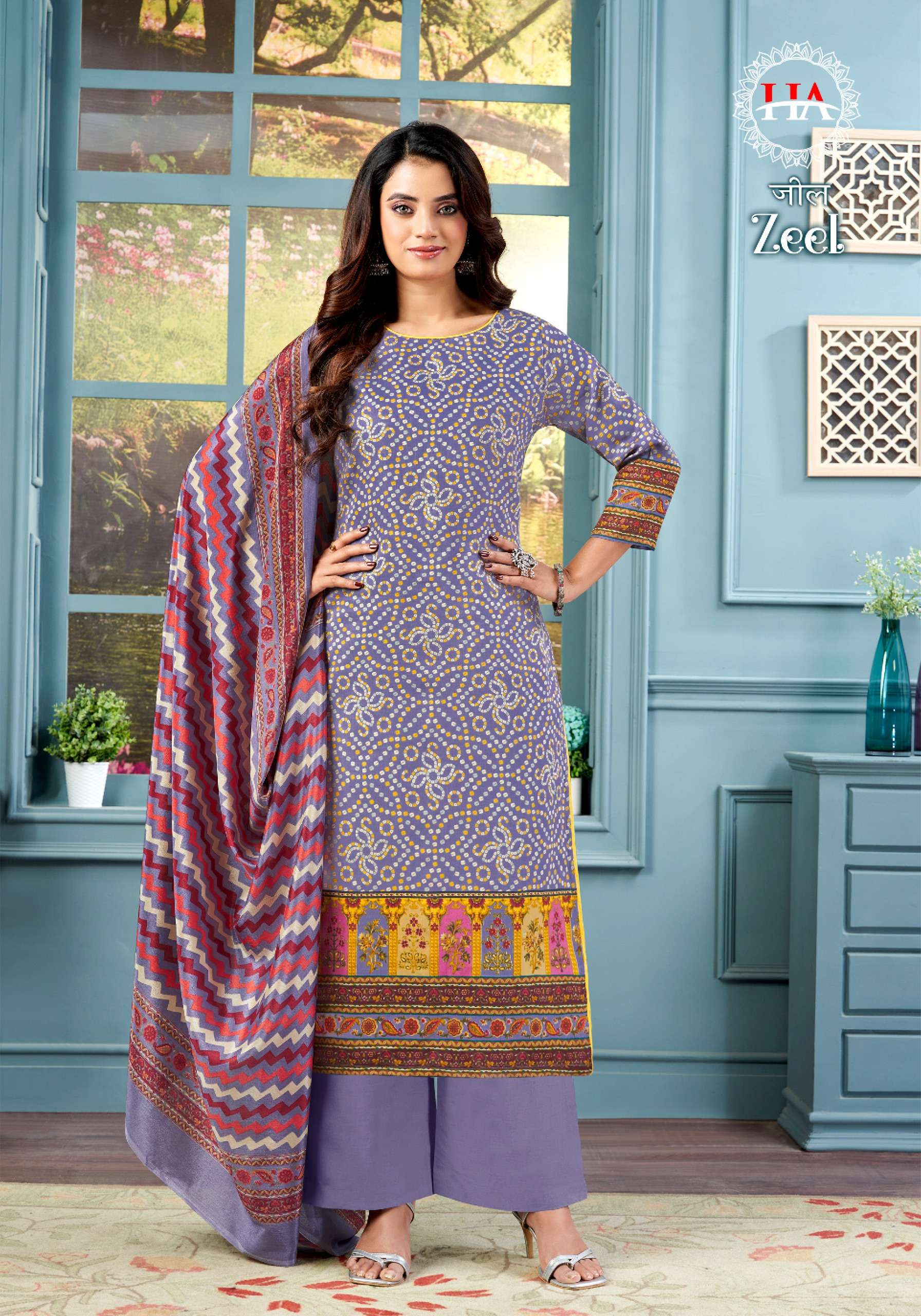 HARSHIT FASHION HUB  ZEEL JAM COTTON SALWAR SUIT