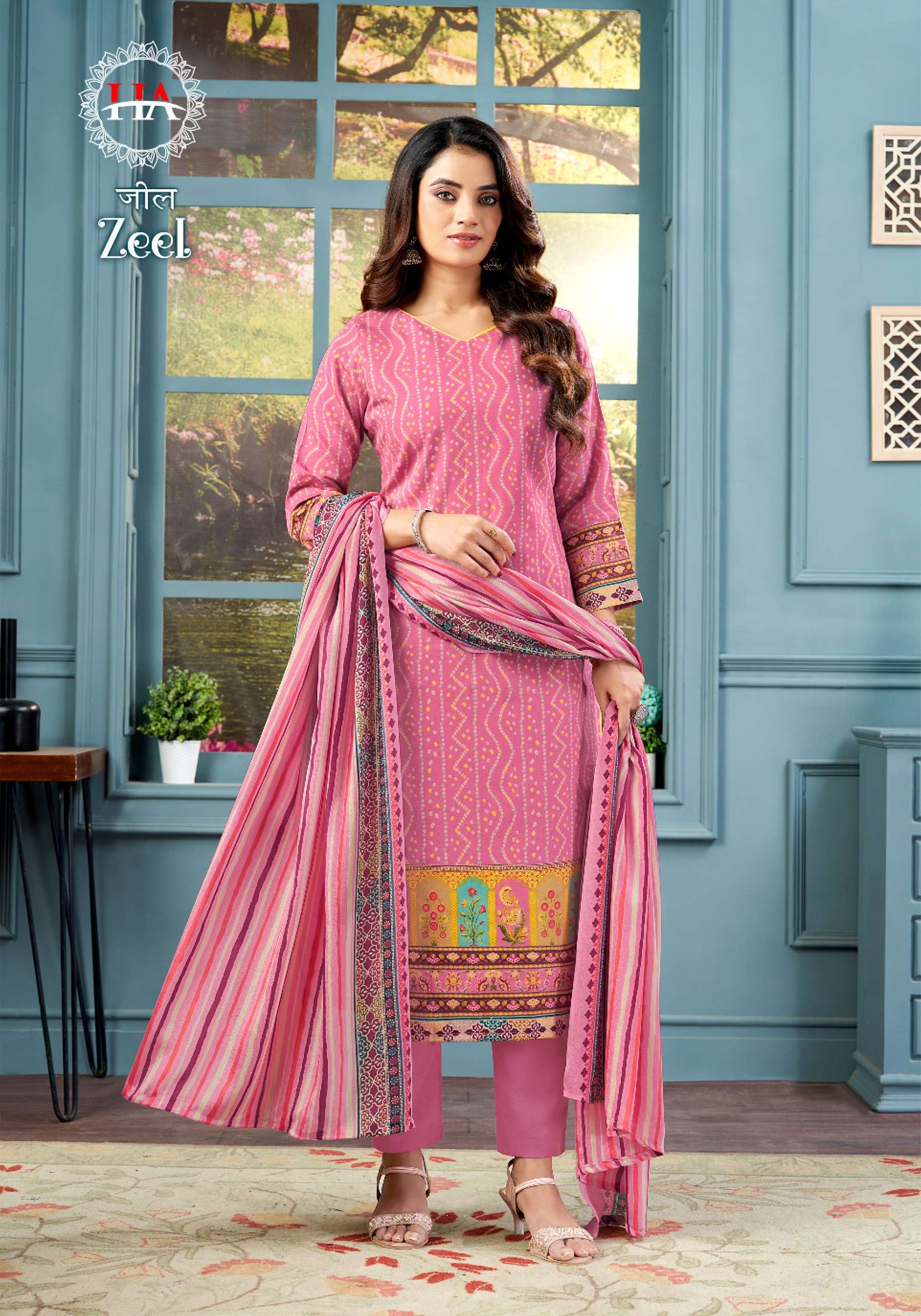 HARSHIT FASHION HUB  ZEEL JAM COTTON SALWAR SUIT