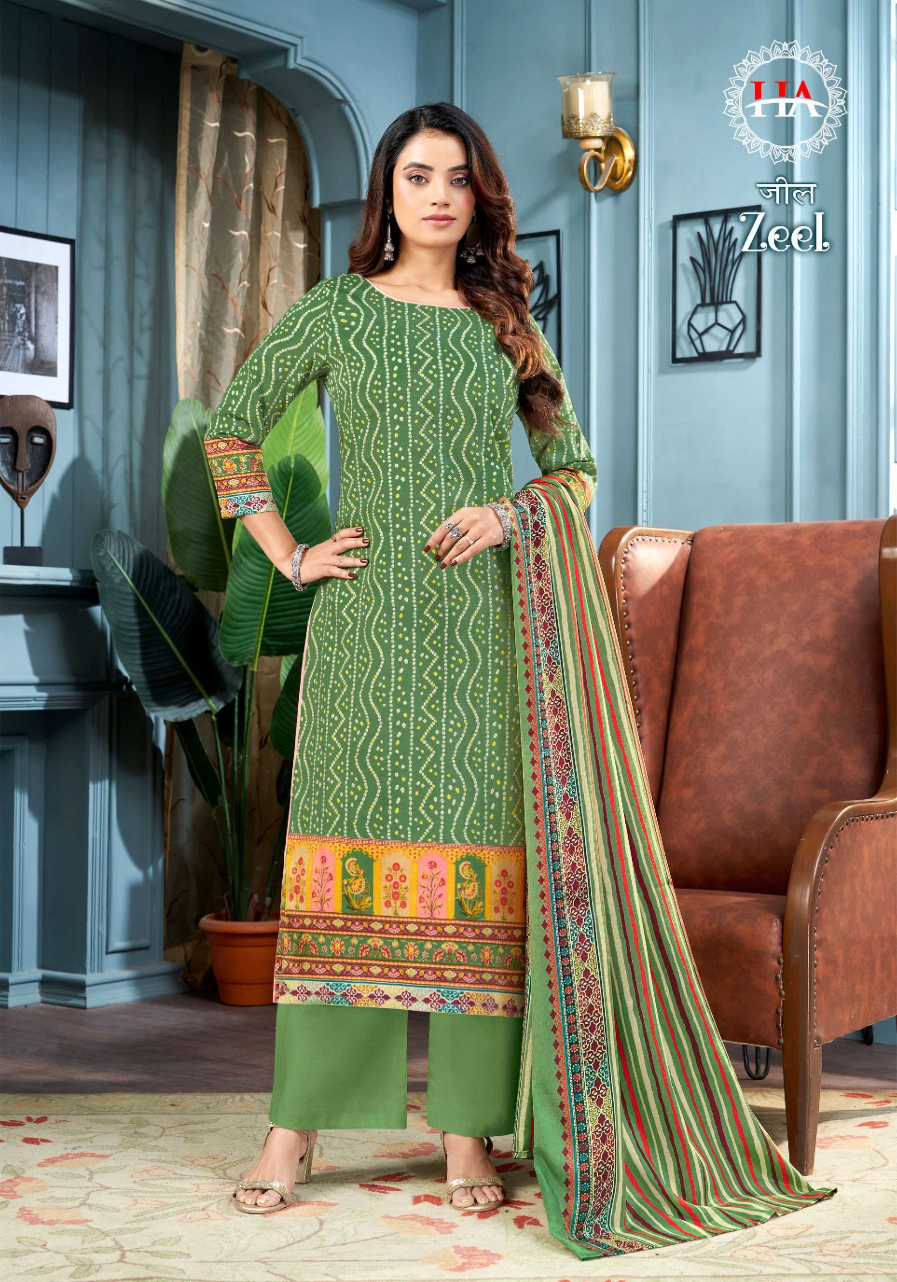 HARSHIT FASHION HUB  ZEEL JAM COTTON SALWAR SUIT