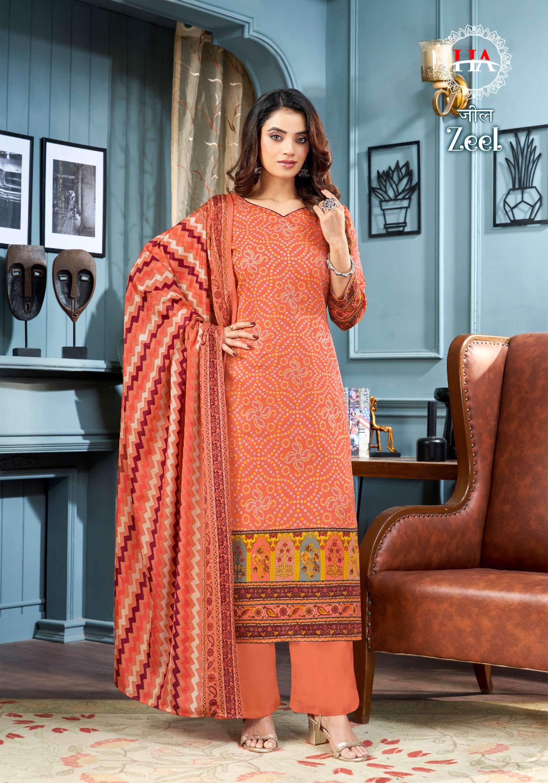 HARSHIT FASHION HUB  ZEEL JAM COTTON SALWAR SUIT