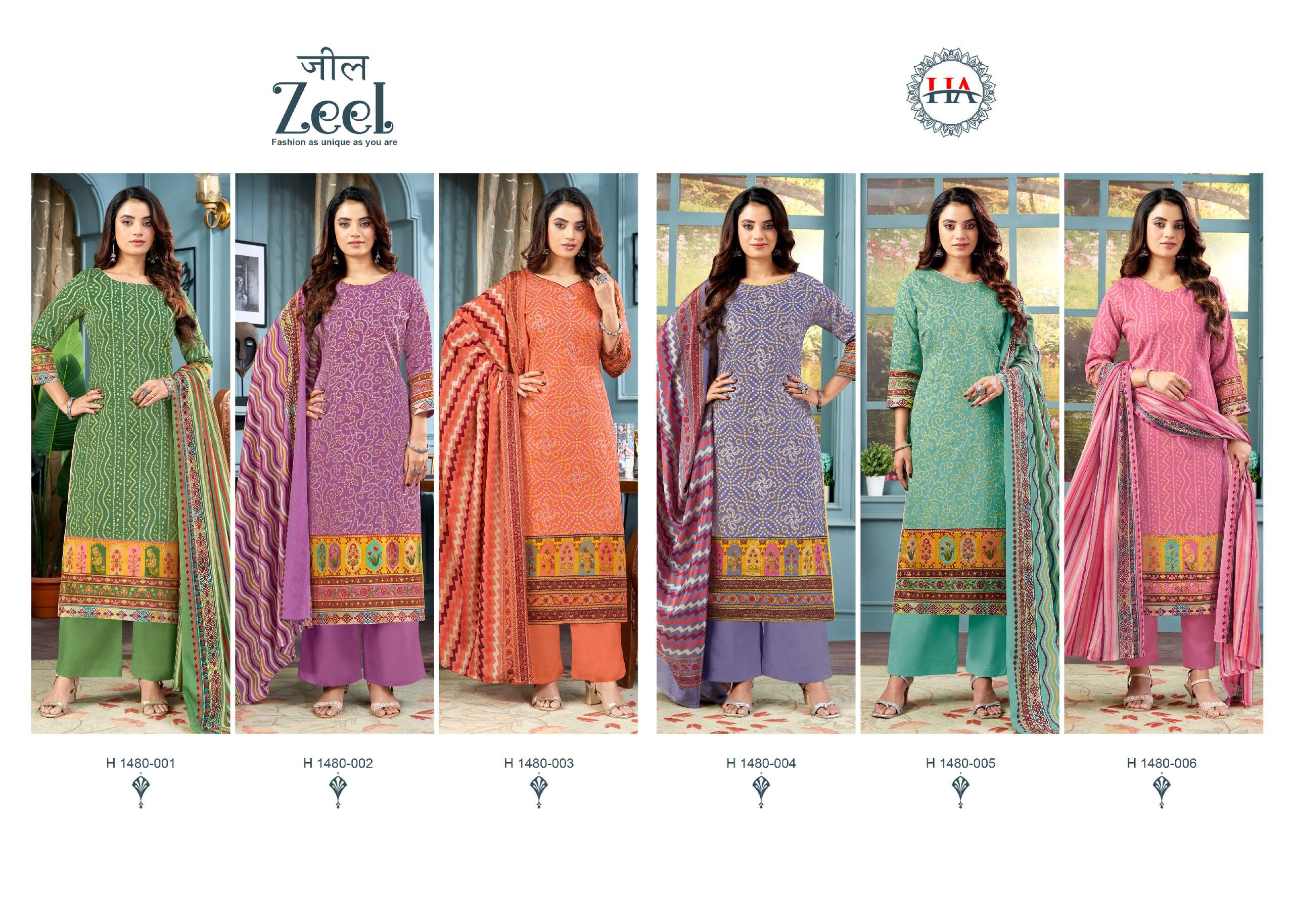 HARSHIT FASHION HUB  ZEEL JAM COTTON SALWAR SUIT