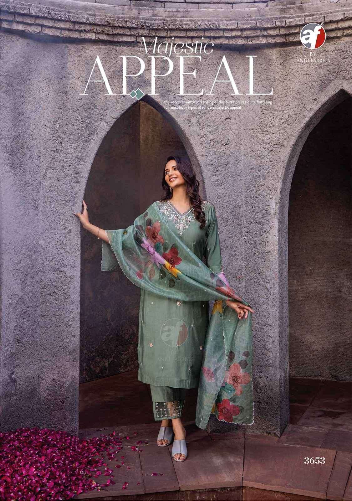 ANJU FABRICS MAYRA VOL 4 FANCY DESIGNER PARTY WEAR SUIT