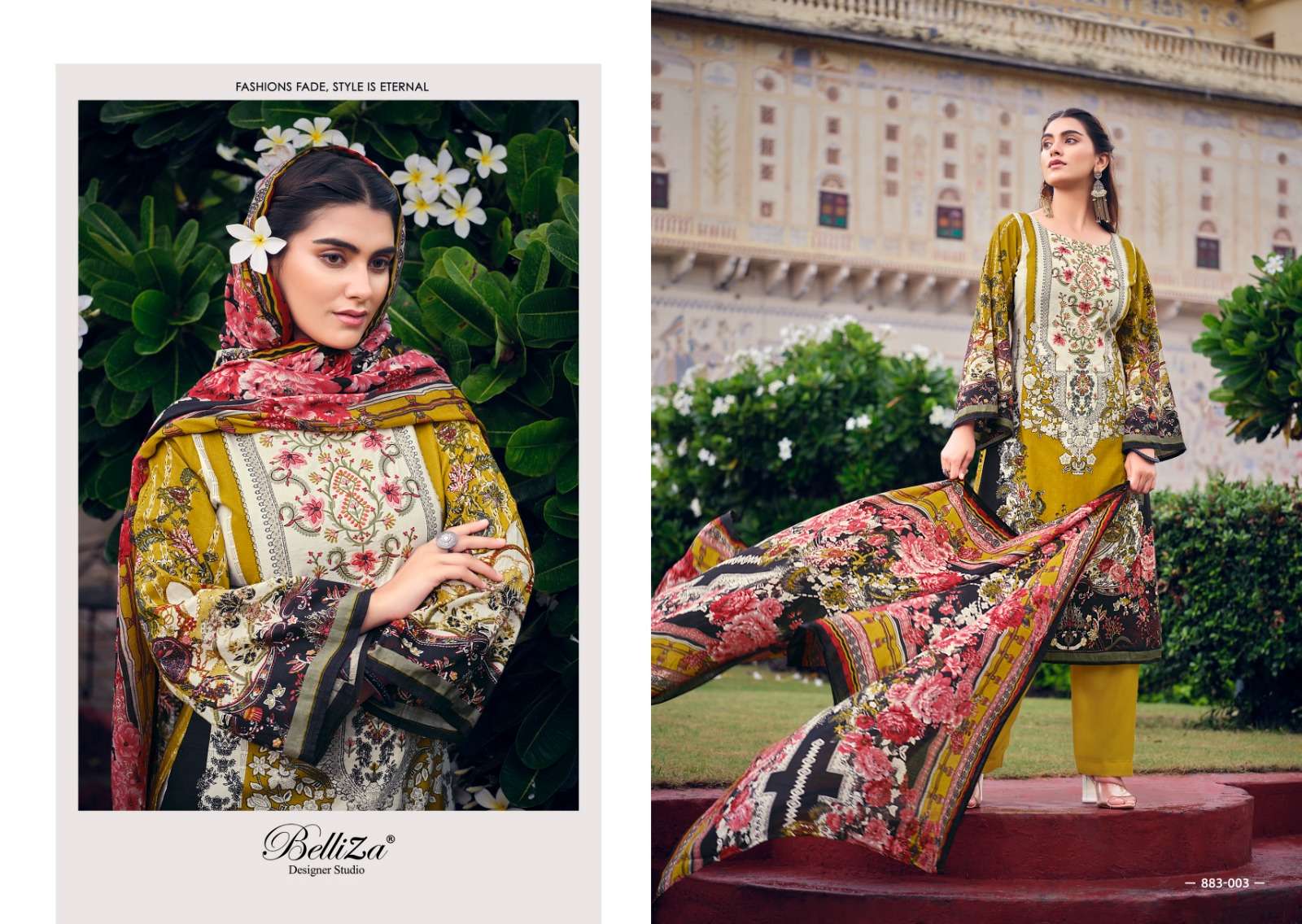 BELLIZA DESIGNER STUDIO NAIRA VOL 37 COTTON DIGITAL PRINT SUIT
