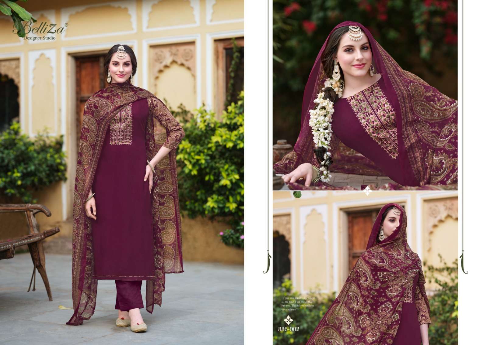 BELLIZA DESIGNER STUDIO VAANI VISCOSE SALWAR SUIT
