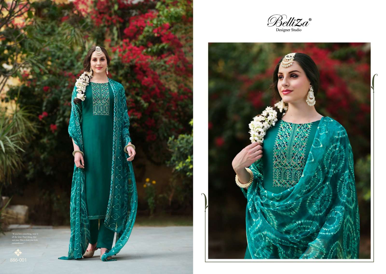 BELLIZA DESIGNER STUDIO VAANI VISCOSE SALWAR SUIT