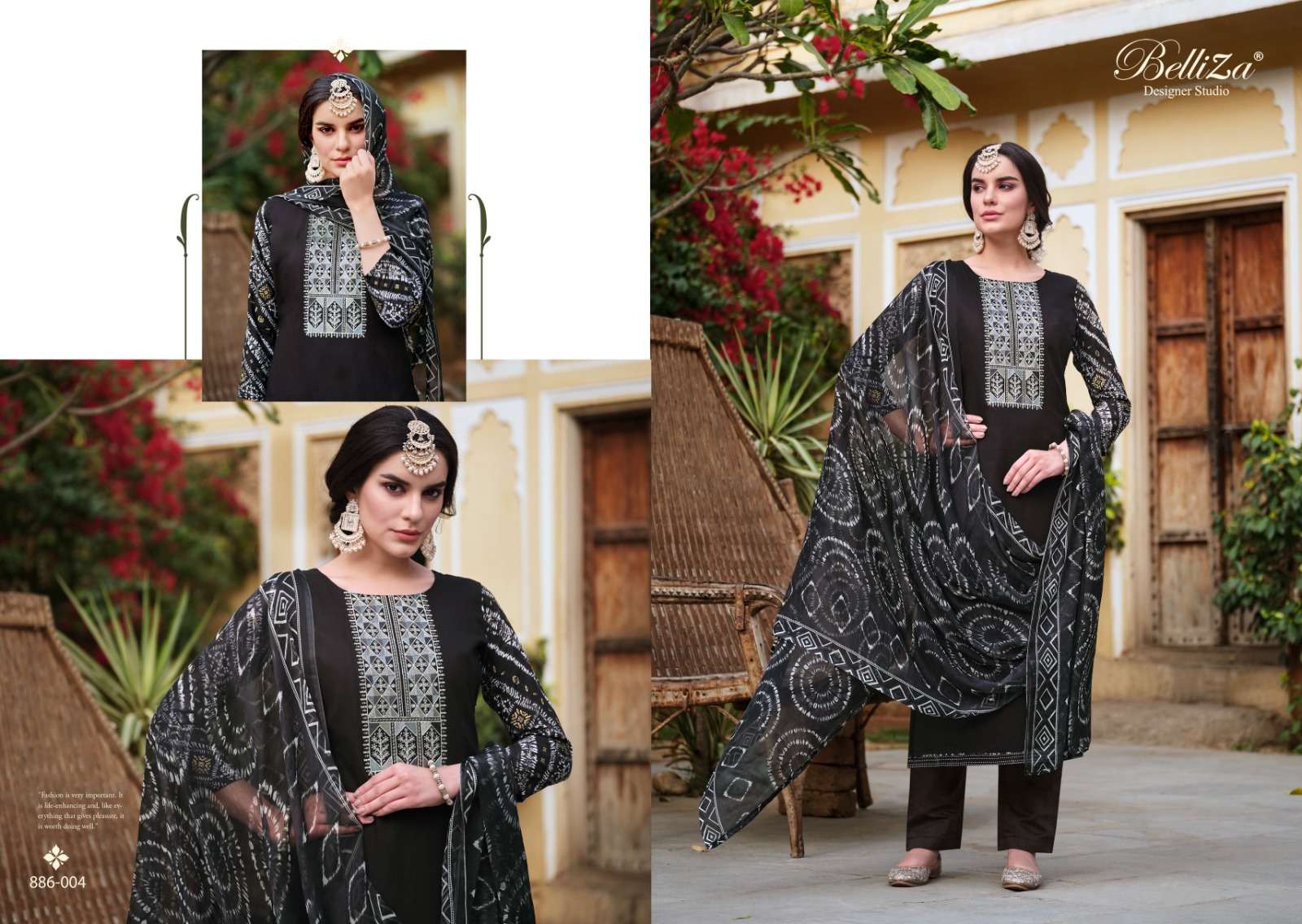 BELLIZA DESIGNER STUDIO VAANI VISCOSE SALWAR SUIT