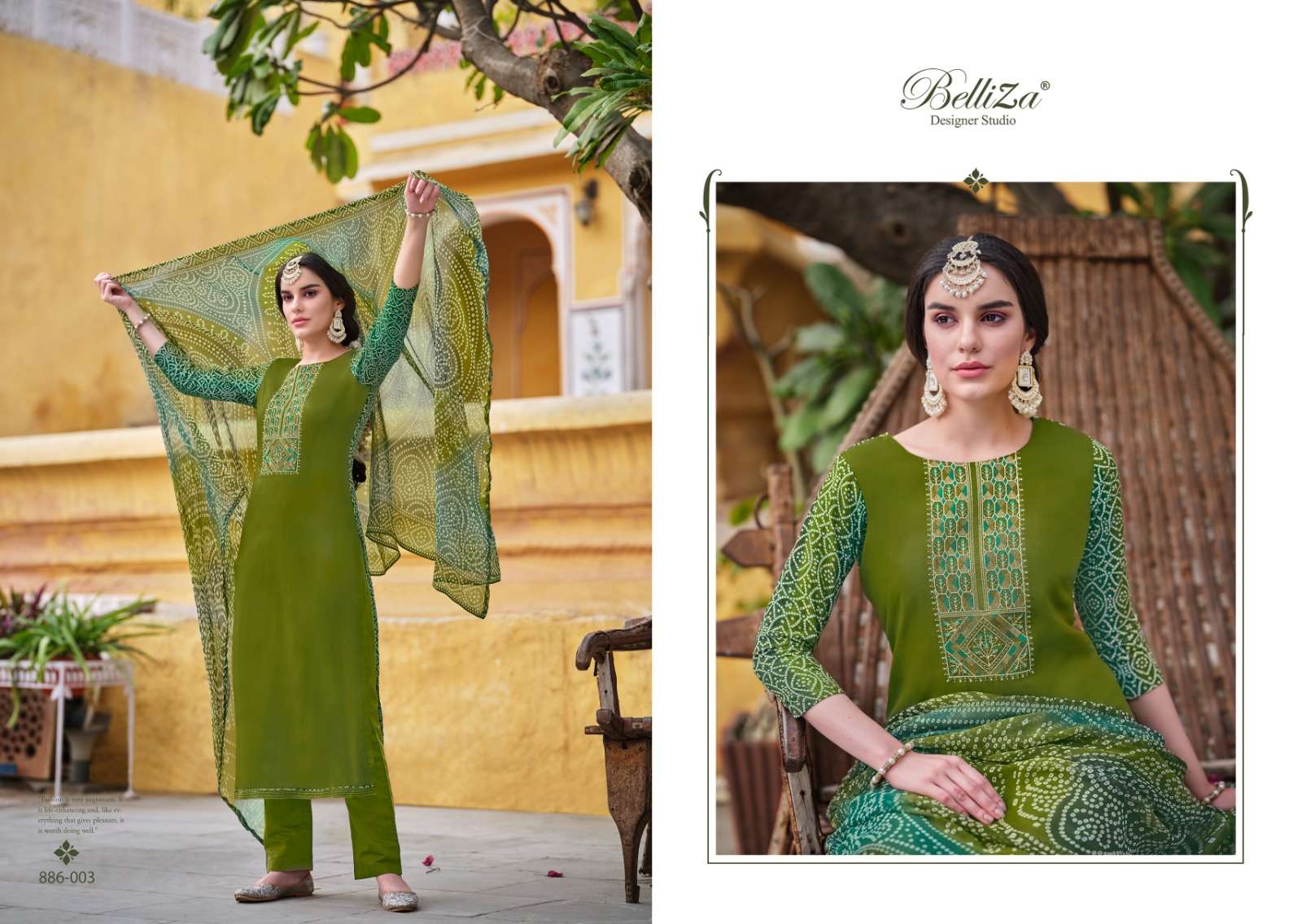 BELLIZA DESIGNER STUDIO VAANI VISCOSE SALWAR SUIT