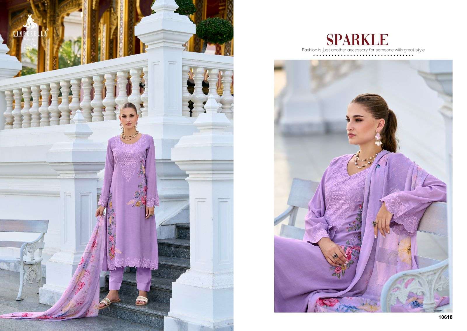  CINDERELLA EVANORA MUSLIN BEAUTIFUL DESIGNER SUIT